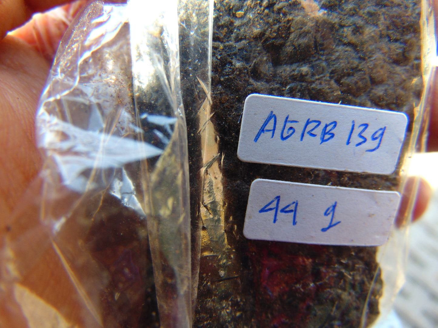 44 gram Rough Raw Indonesian Blue Amber for Healing AGRB139