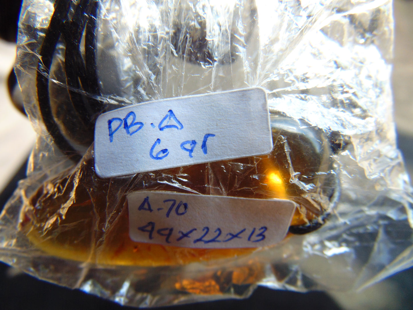 6 gram Pendant Indonesian Blue Amber for Healing PBA70