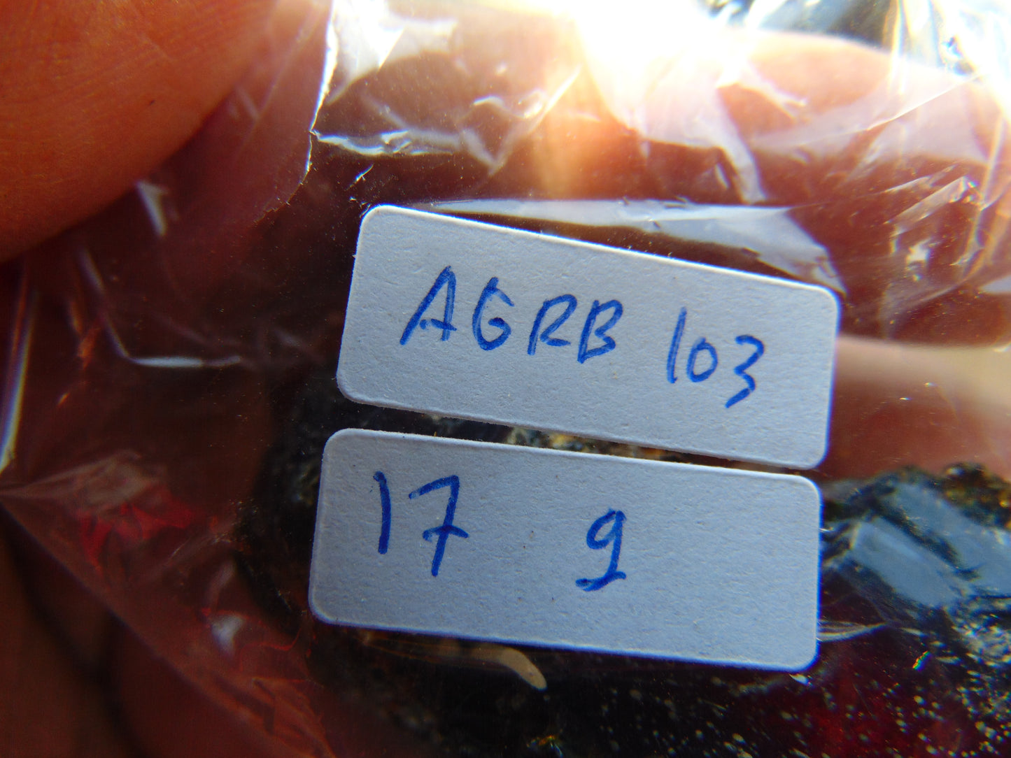 17 gram Rough Raw Indonesian Blue Amber for Healing AGRB103