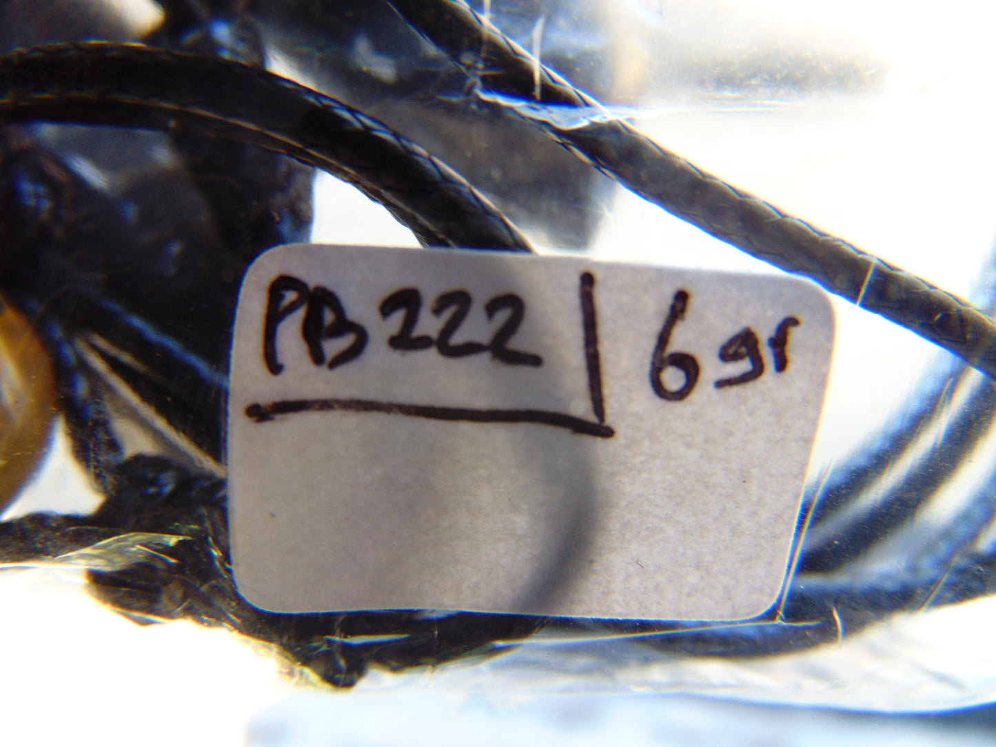 6 gram Teardrop Pendant Indonesian Blue Amber for Healing PB222