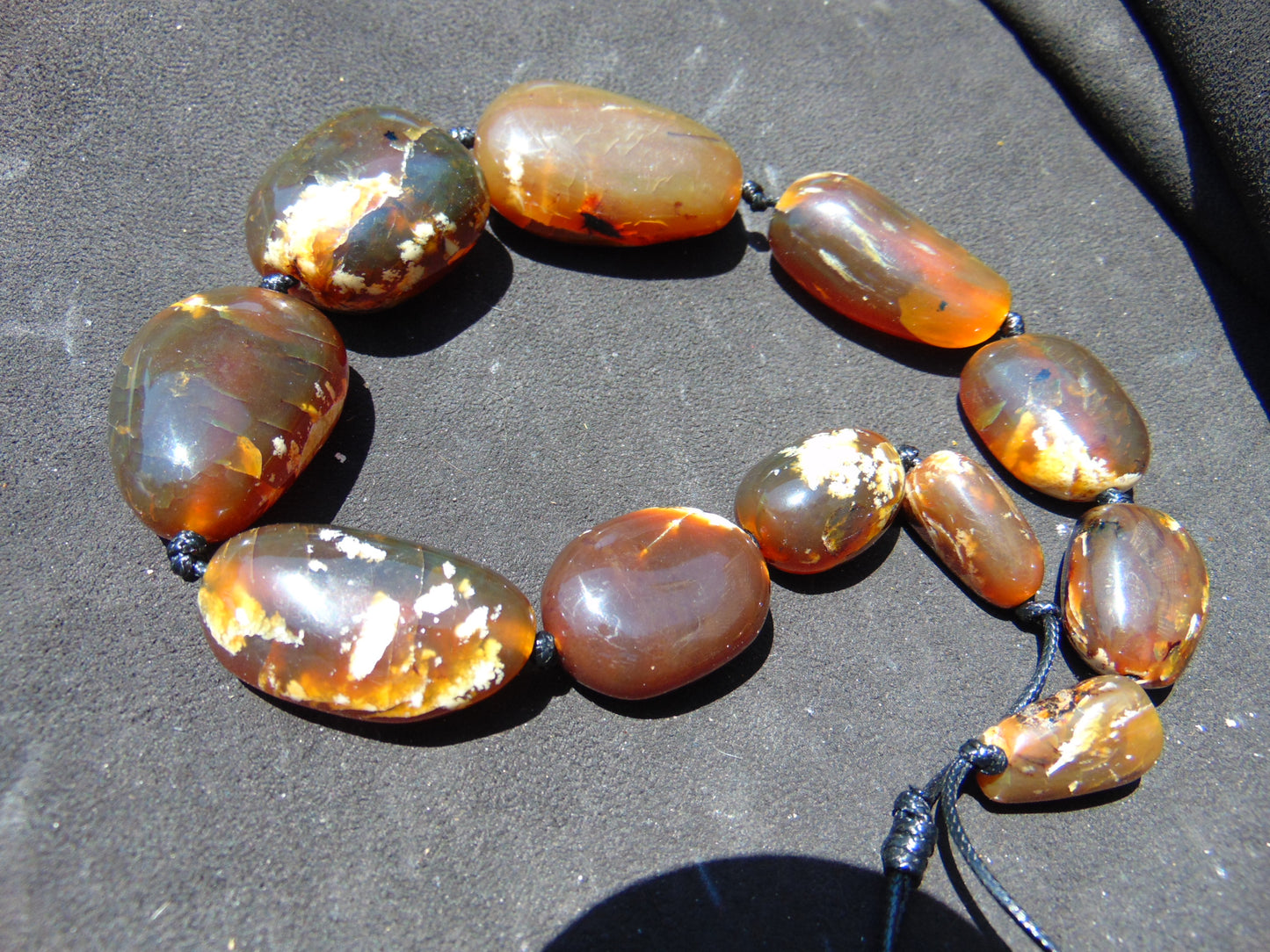 108 gram Small Beads Combination Necklace Indonesian Amber for Healing NE42