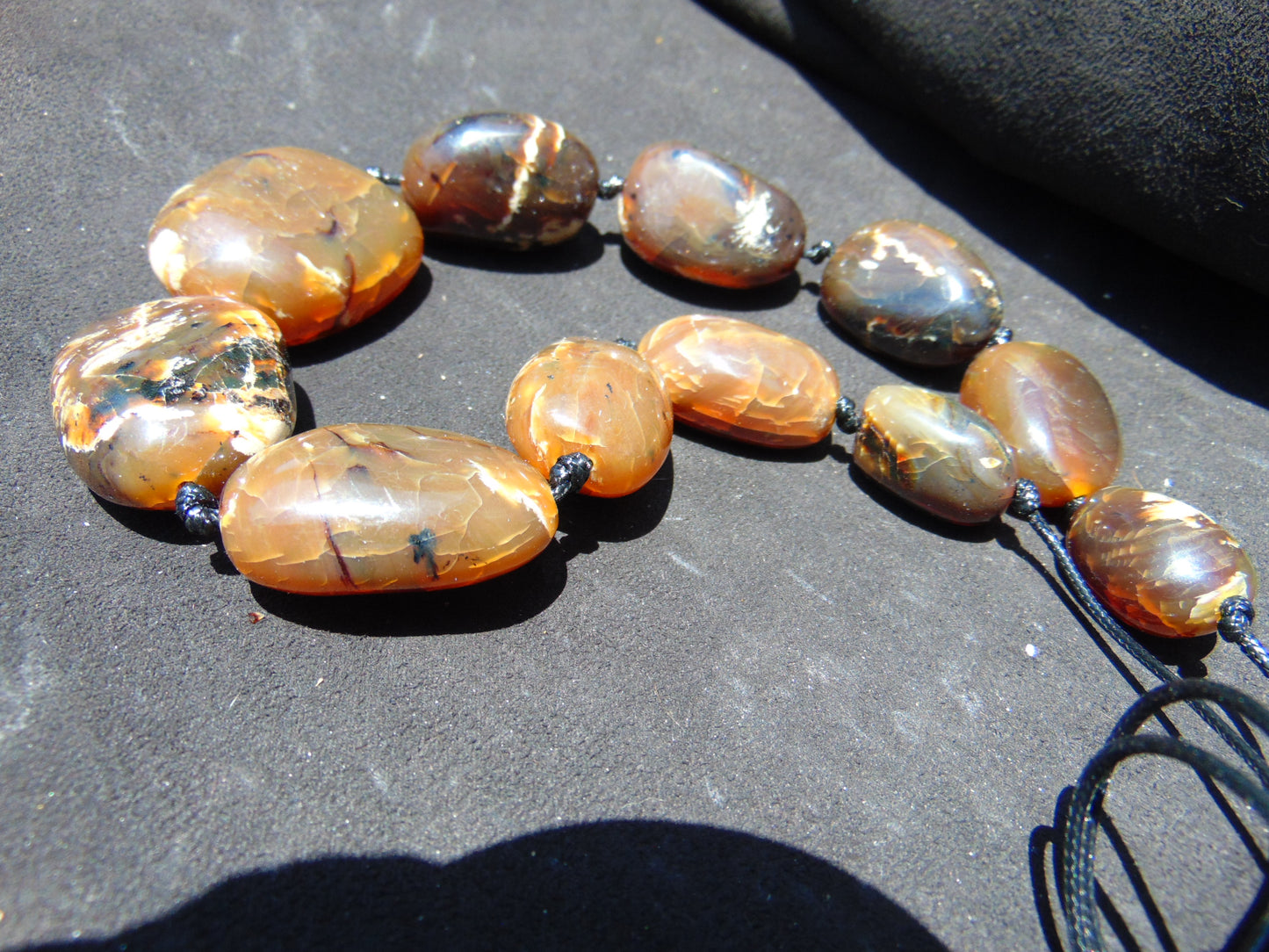 115 gram Small Beads Combination Necklace Indonesian Amber for Healing NE44