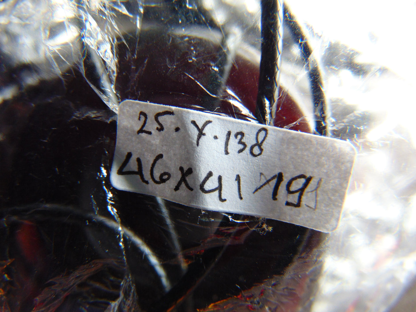 19 gr Donut Pendant Indonesian Blue Amber for Healing 25Y138