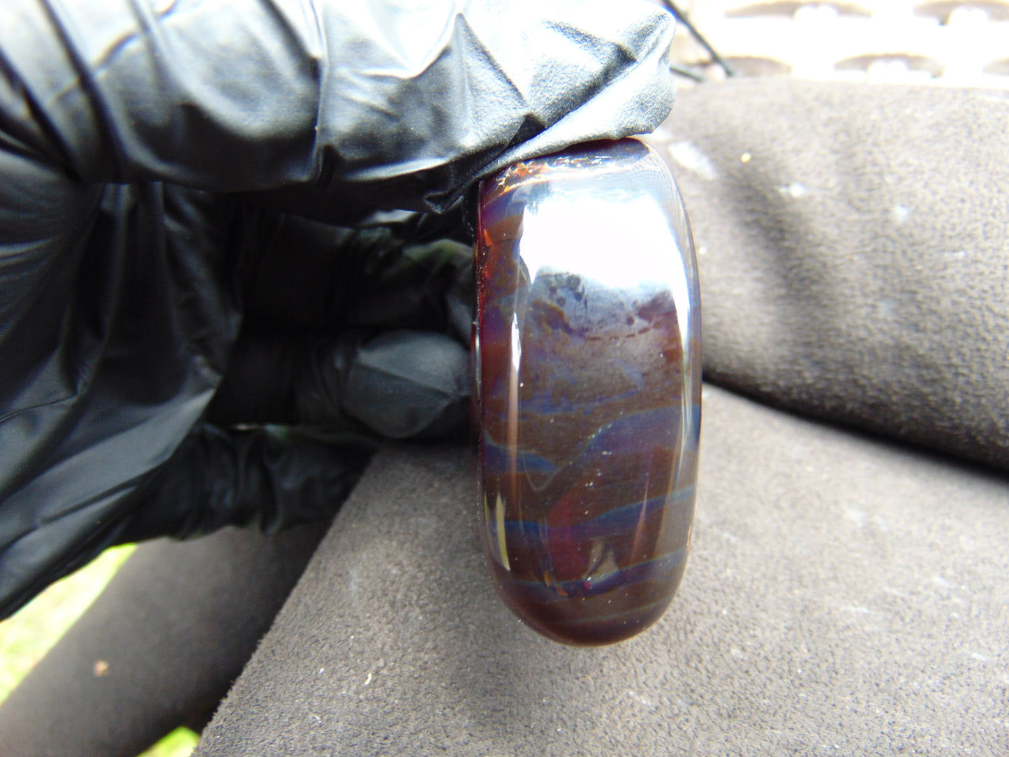 28 gram Ring Pendant Indonesian Blue Amber for Healing 25A216