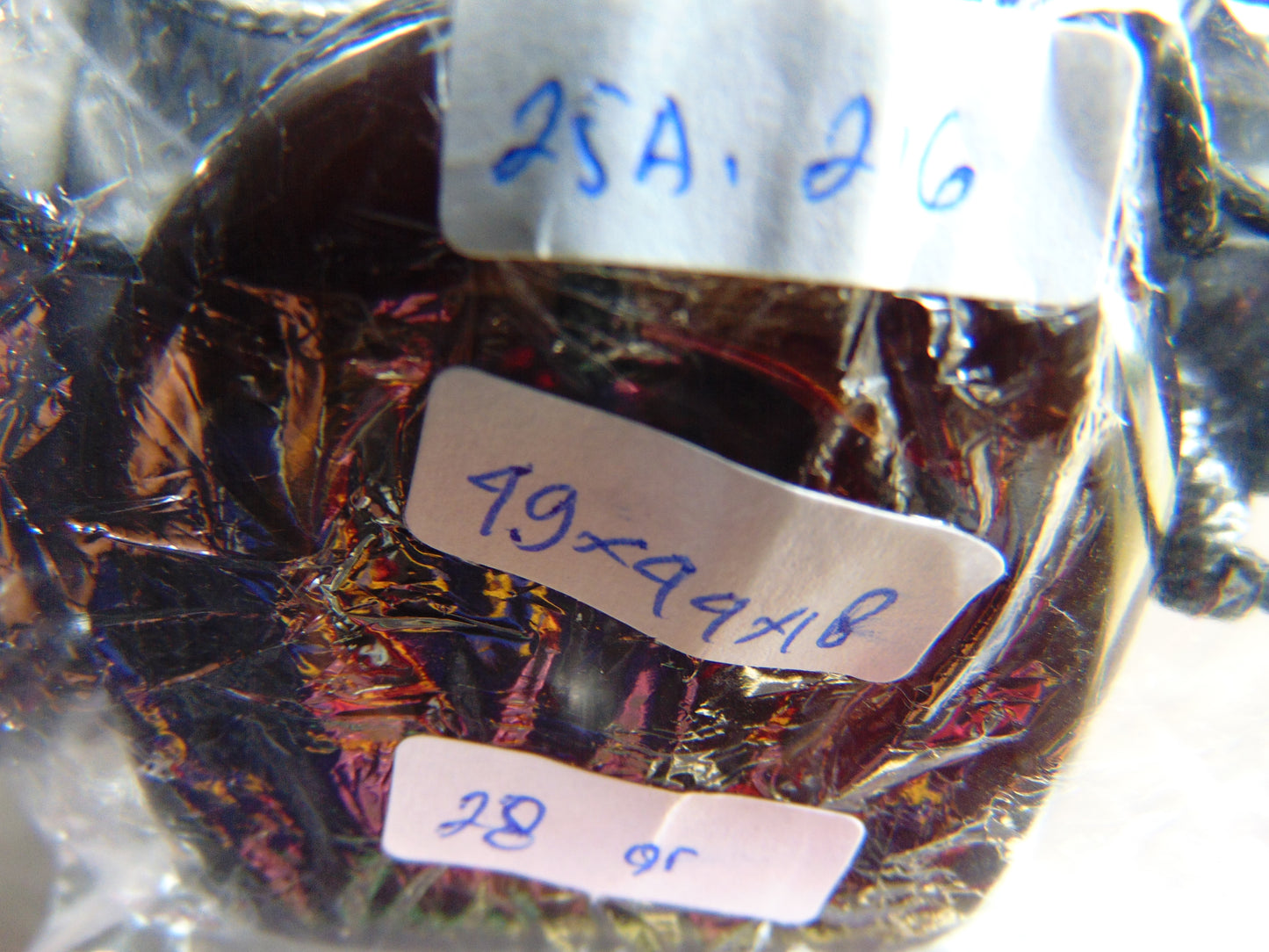 28 gram Ring Pendant Indonesian Blue Amber for Healing 25A216