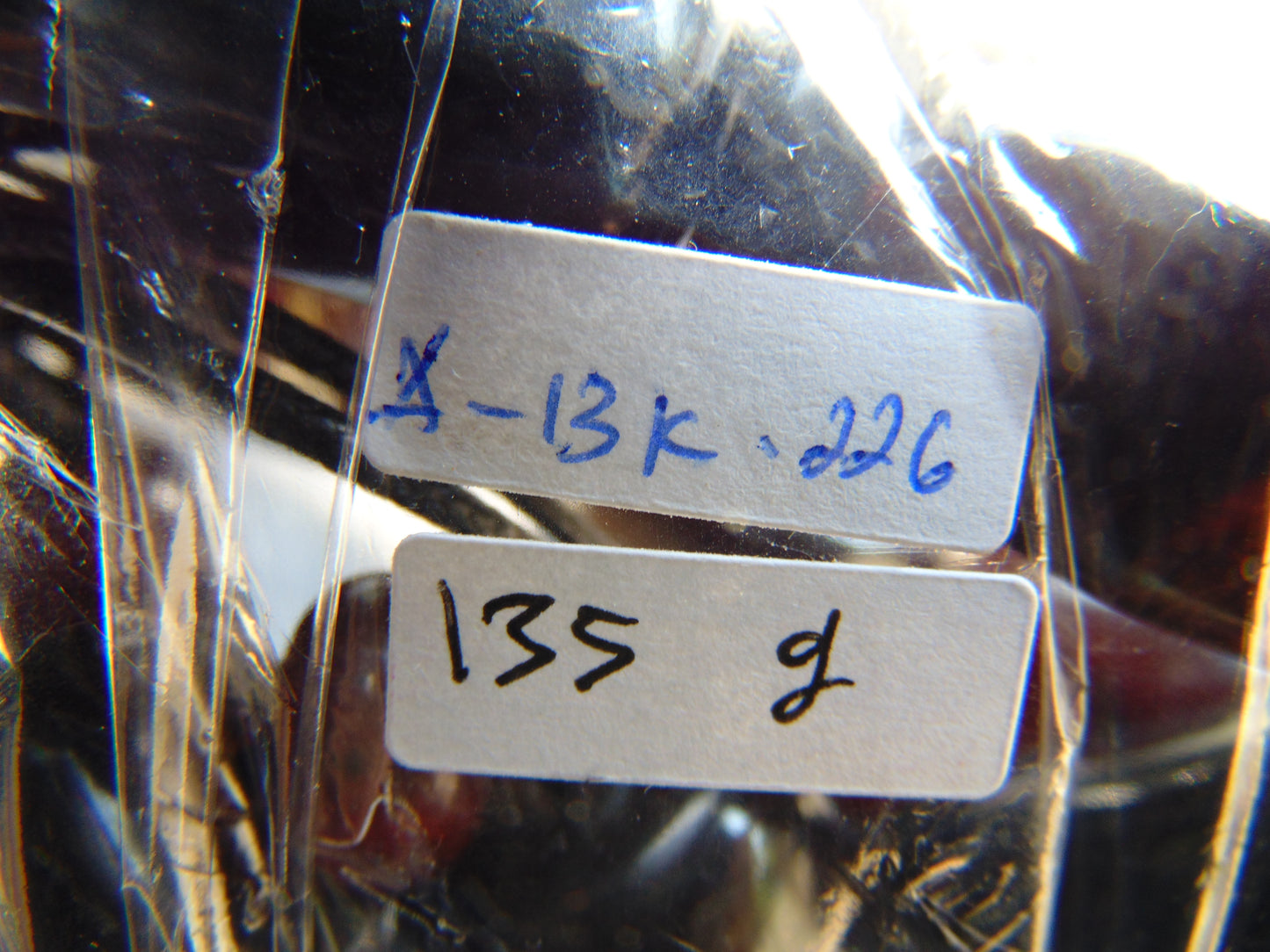135 gr Small Necklace beads Indonesian Black Amber for Healing A13K226