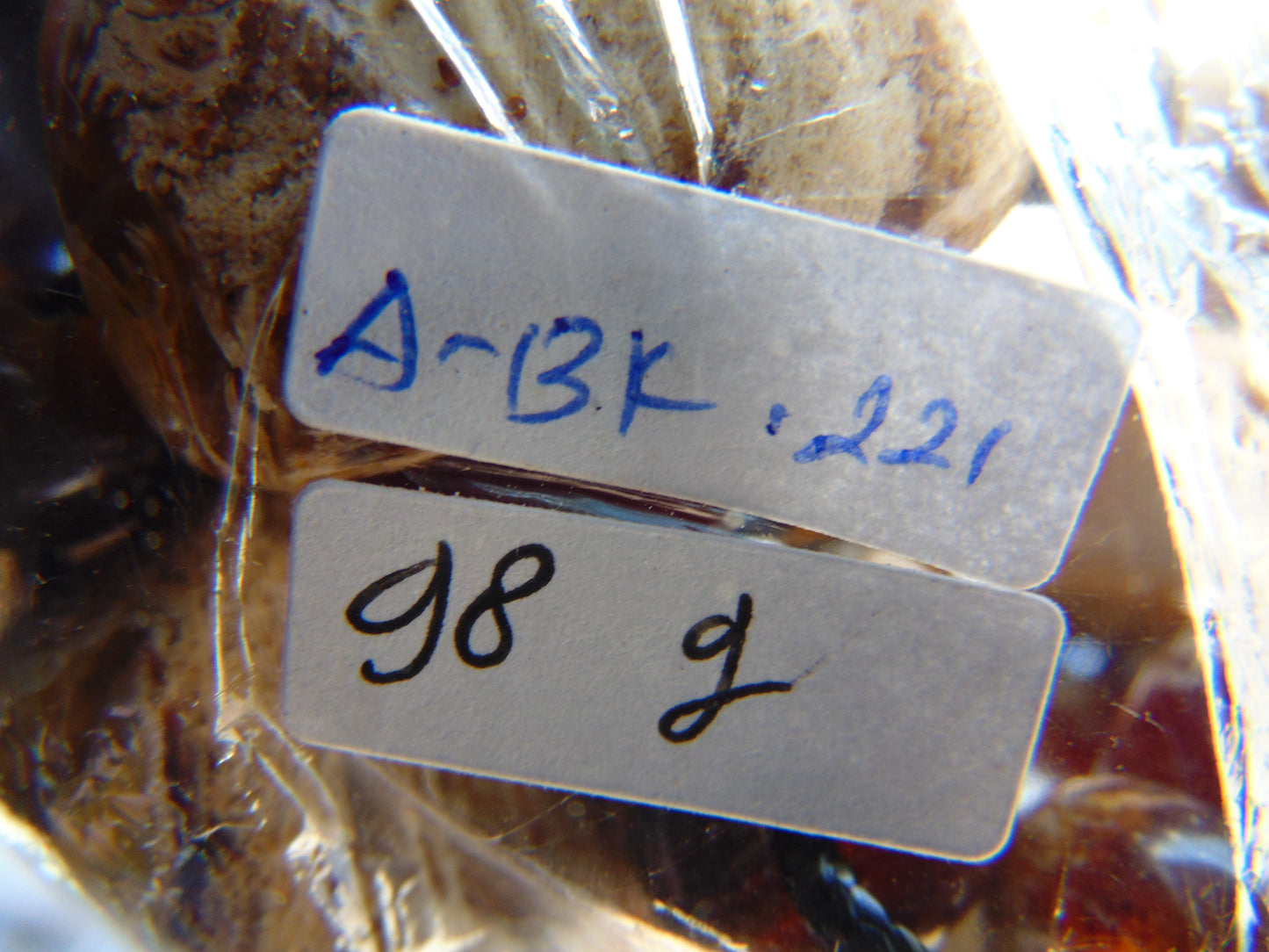 98 gr Small Necklace beads Indonesian White Amber for Healing A13K221