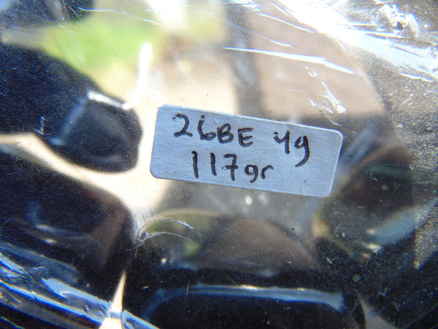 117 gr 7 Square Beads Bangle Indonesian Amber for Healing 26BE49