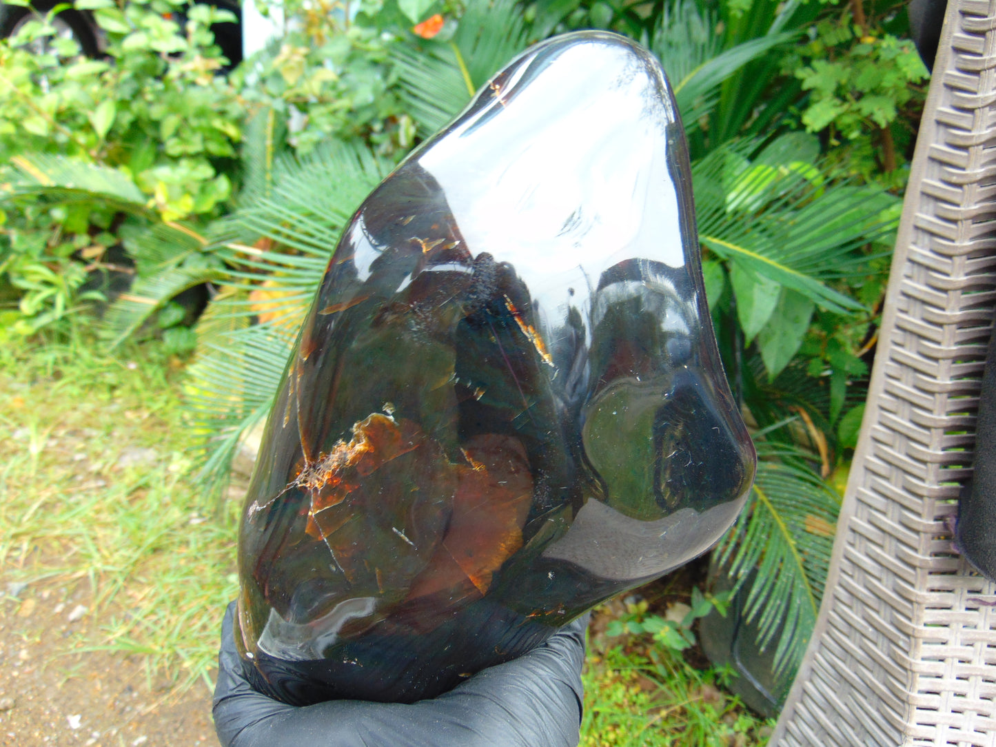 1251 gram full polished Indonesian Dark Amber for Healing ML62