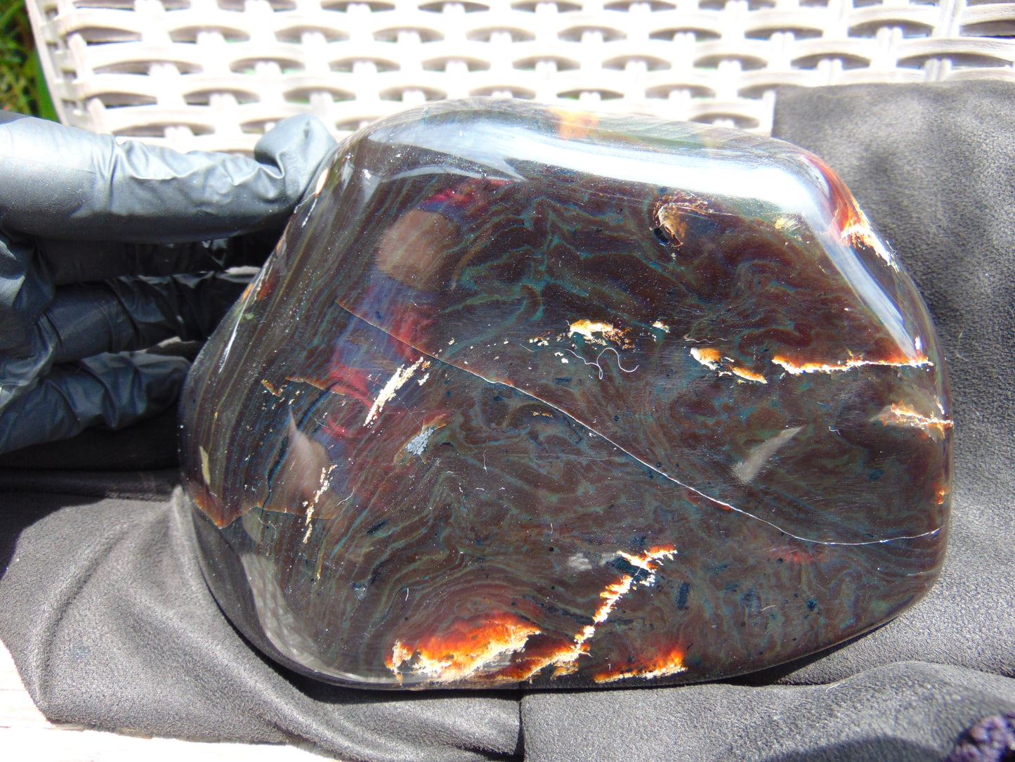 1333 gram Big Full Polished Indonesian Dark Amber for Healing ML63
