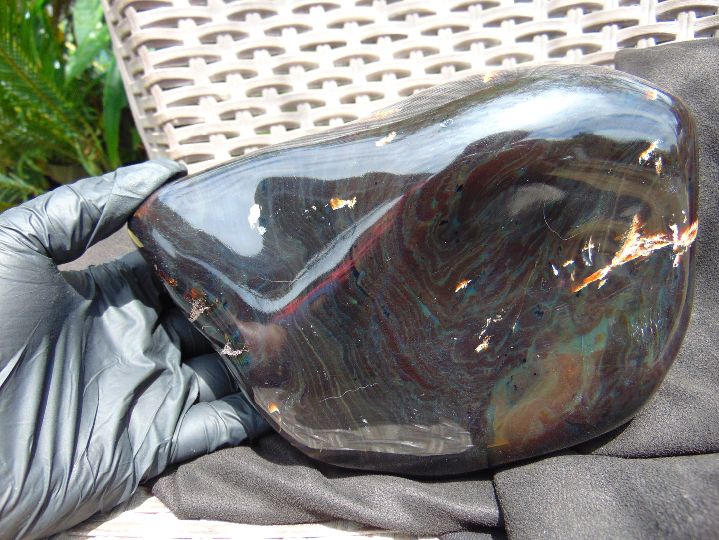 1333 gram Big Full Polished Indonesian Dark Amber for Healing ML63