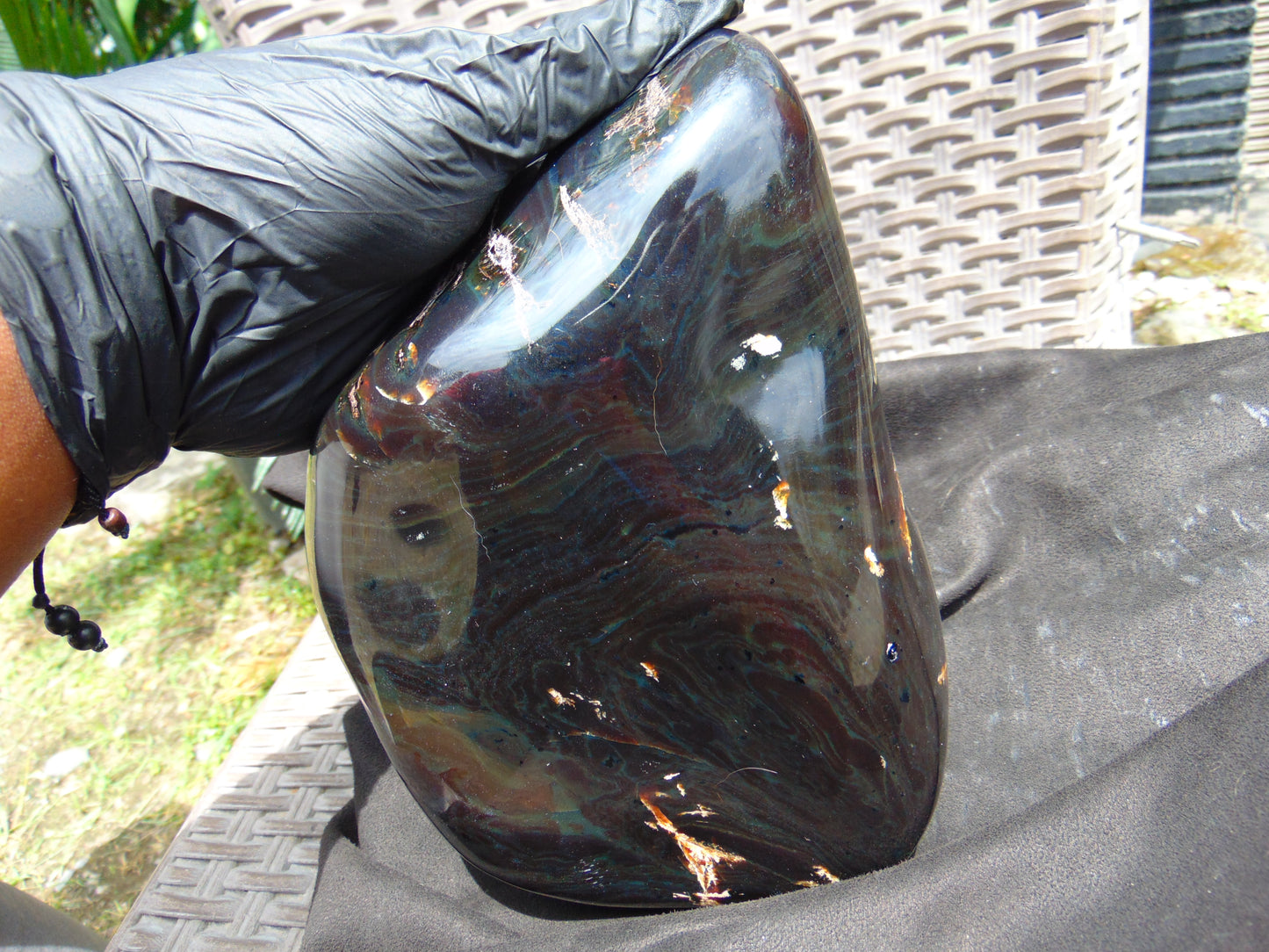 1333 gram Big Full Polished Indonesian Dark Amber for Healing ML63