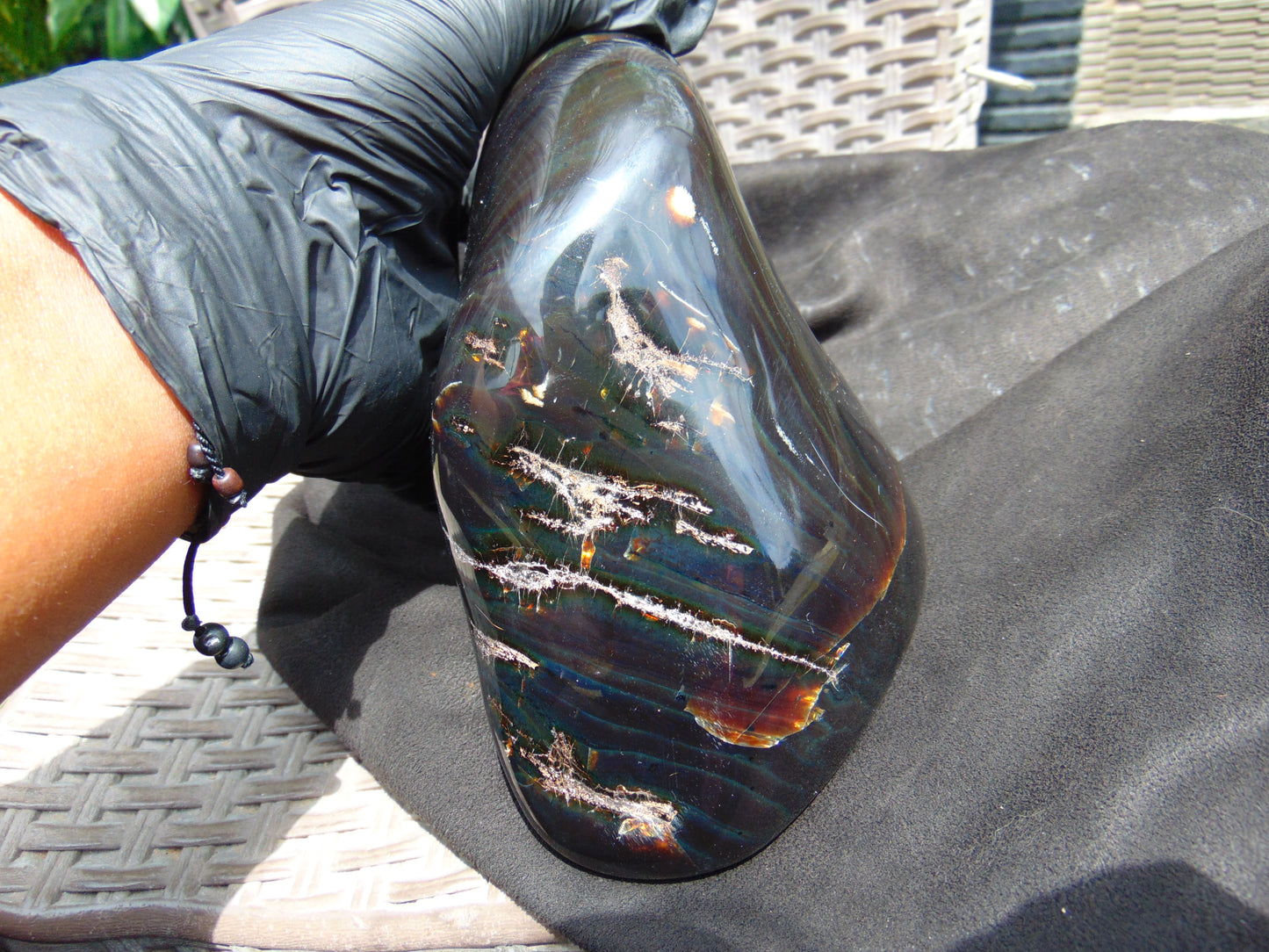 1333 gram Big Full Polished Indonesian Dark Amber for Healing ML63