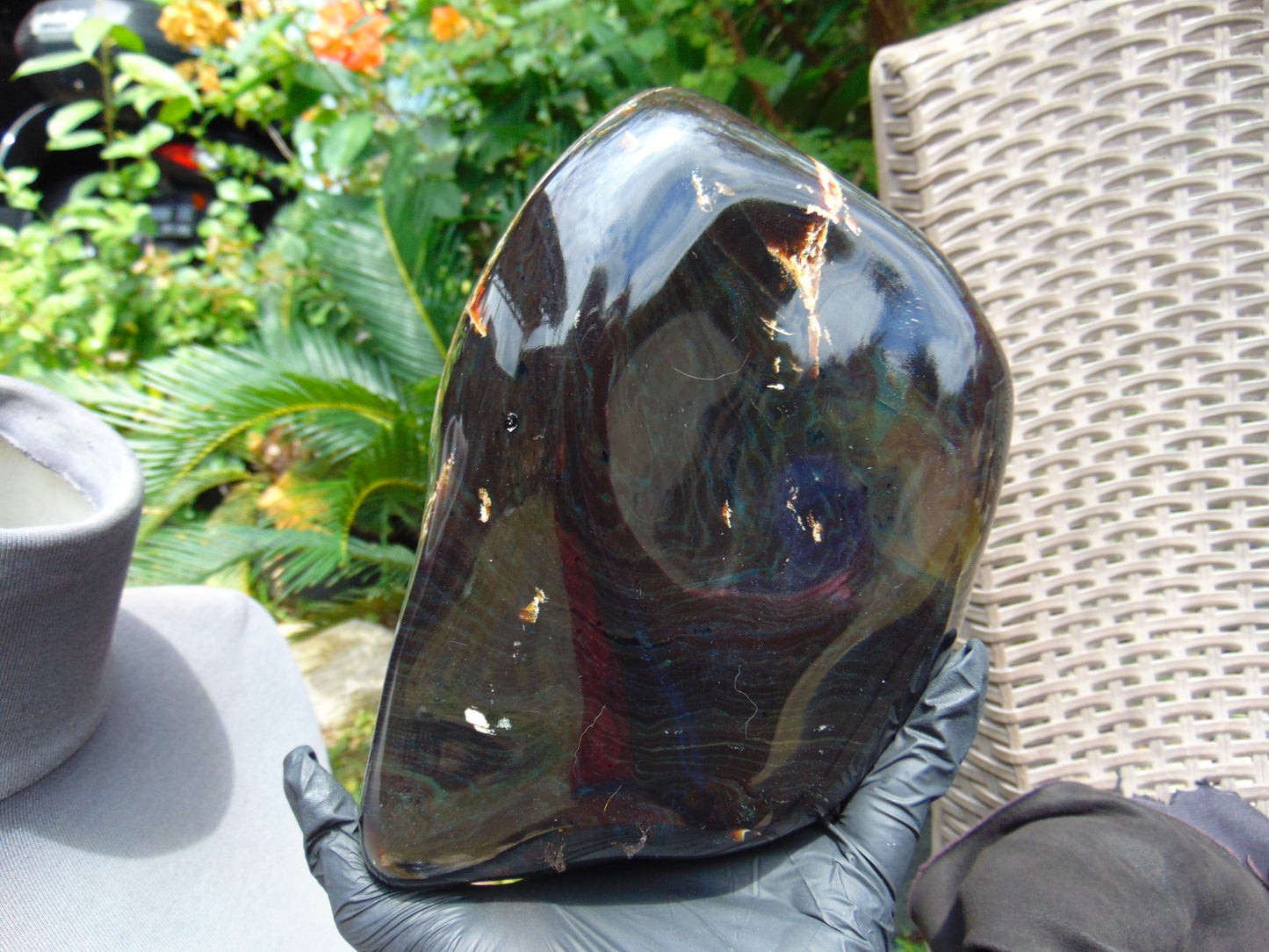 1333 gram Big Full Polished Indonesian Dark Amber for Healing ML63
