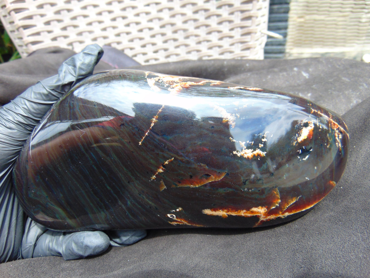1333 gram Big Full Polished Indonesian Dark Amber for Healing ML63