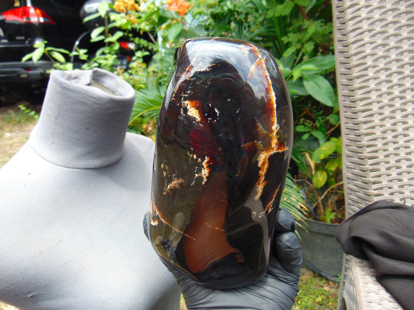 1333 gram Big Full Polished Indonesian Dark Amber for Healing ML63