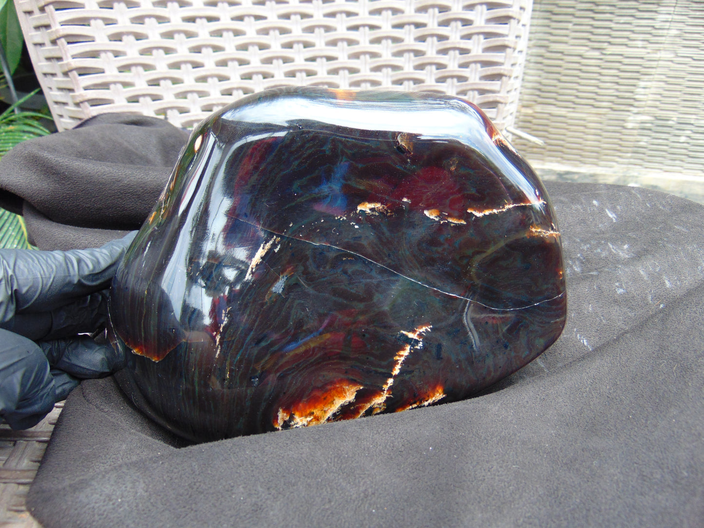 1333 gram Big Full Polished Indonesian Dark Amber for Healing ML63