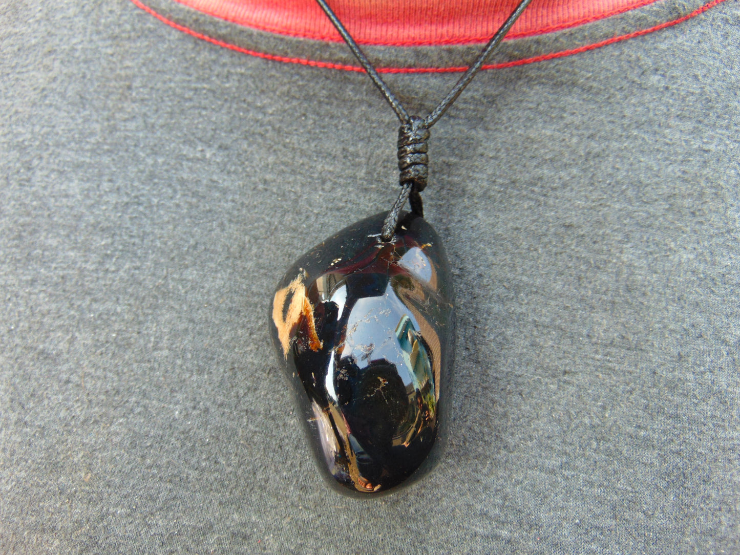 71 gr Pendant Indonesian Black Amber for Healing P226