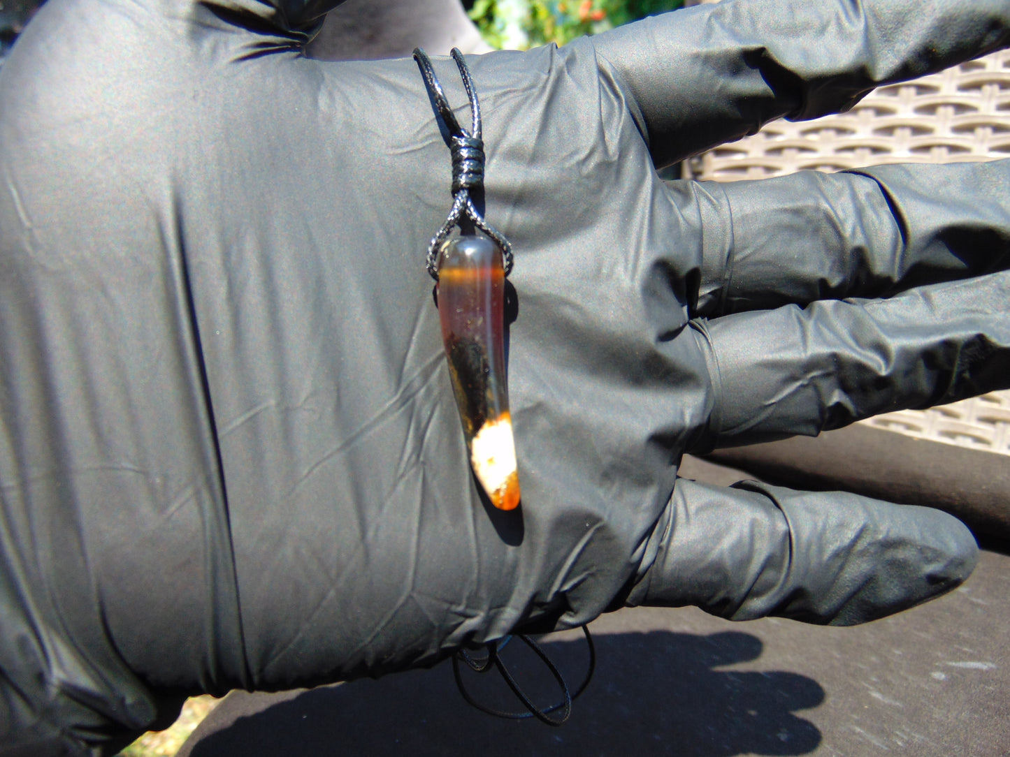 2 gr Pendant Indonesian blue Amber for Healing A578