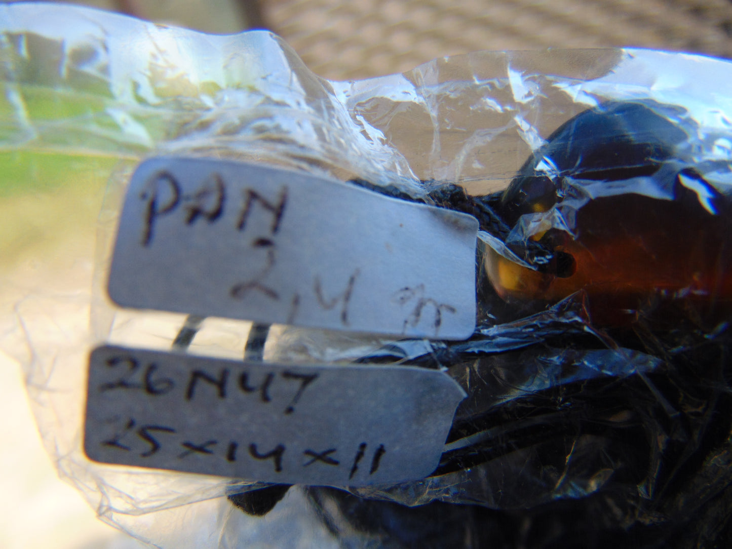 2.4 gram Pendant Indonesian AAA Blue Amber for Healing 26n47