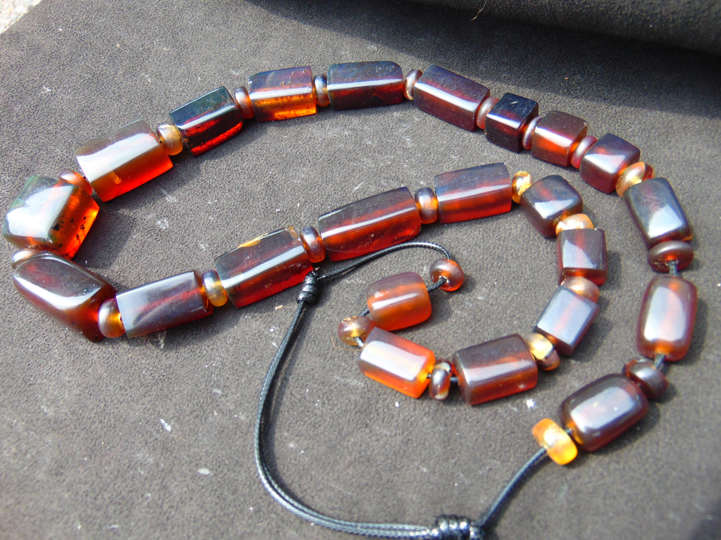 93 gram Small Beads Combination Necklace Indonesian Amber for Healing NE59