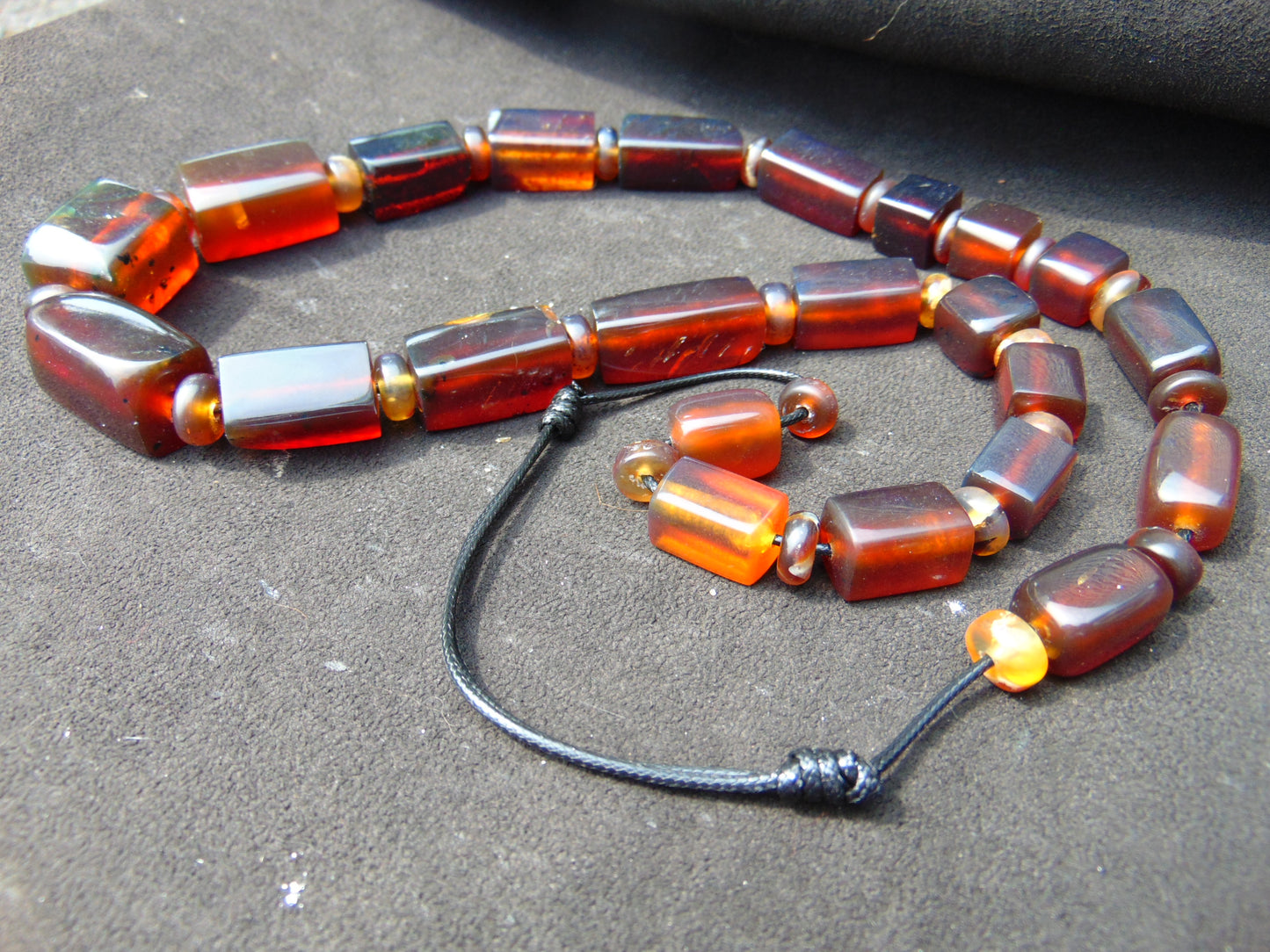 93 gram Small Beads Combination Necklace Indonesian Amber for Healing NE59