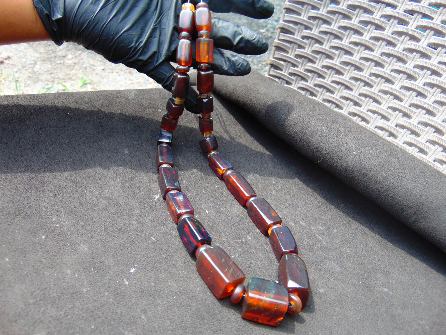93 gram Small Beads Combination Necklace Indonesian Amber for Healing NE59