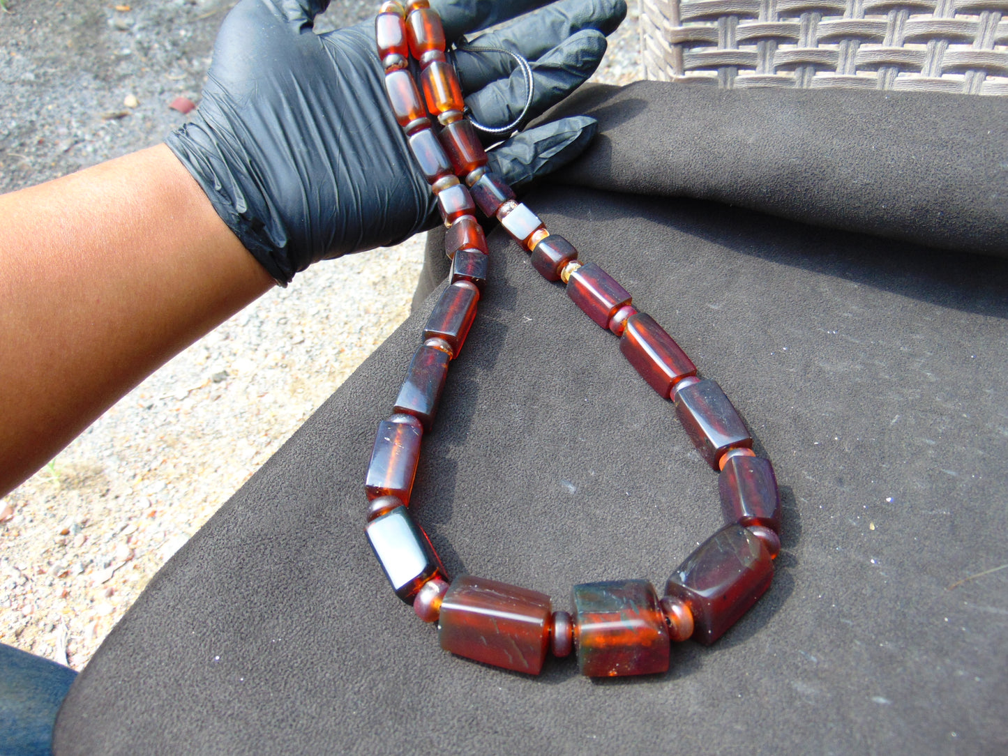 93 gram Small Beads Combination Necklace Indonesian Amber for Healing NE59