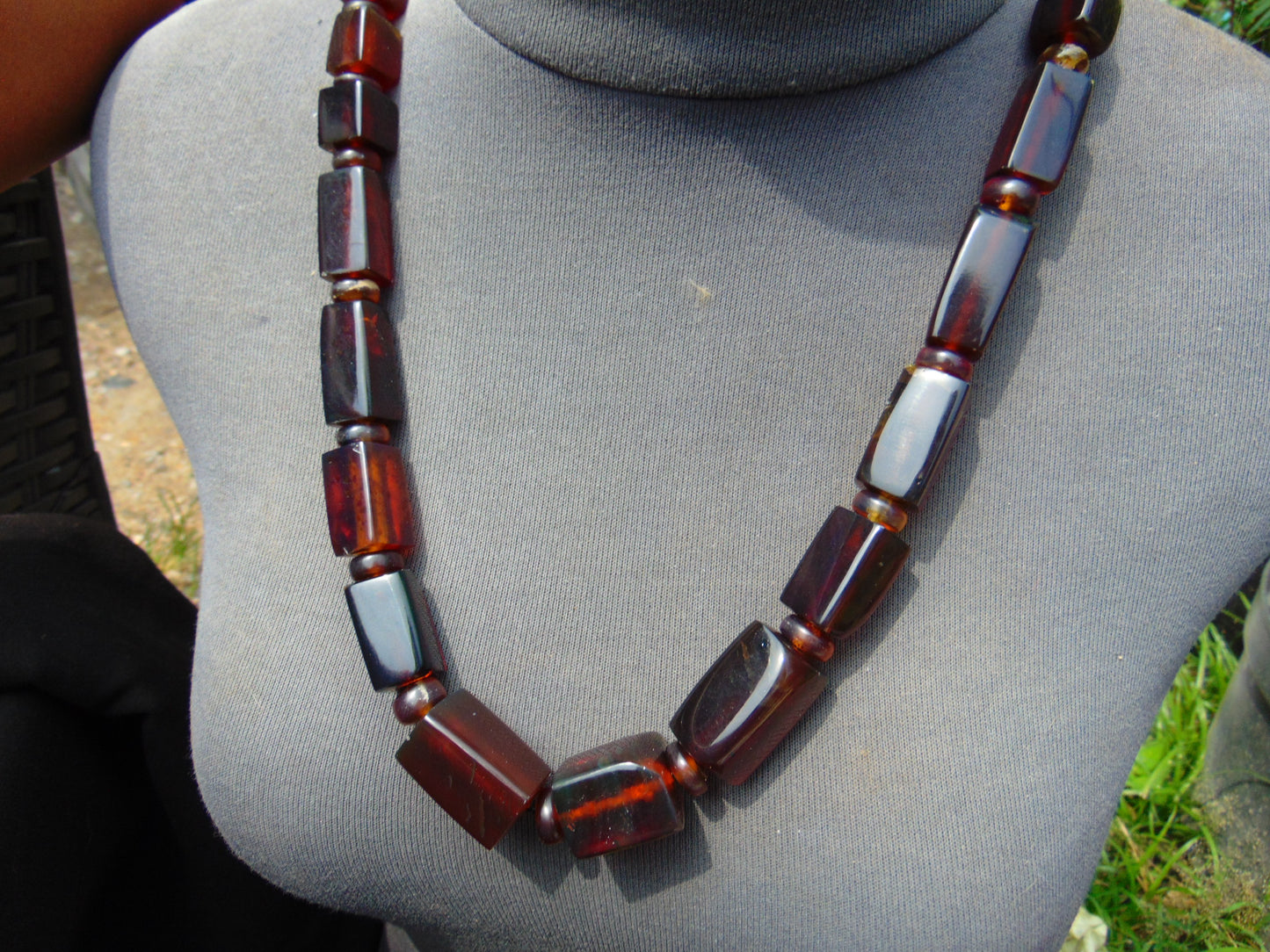 93 gram Small Beads Combination Necklace Indonesian Amber for Healing NE59