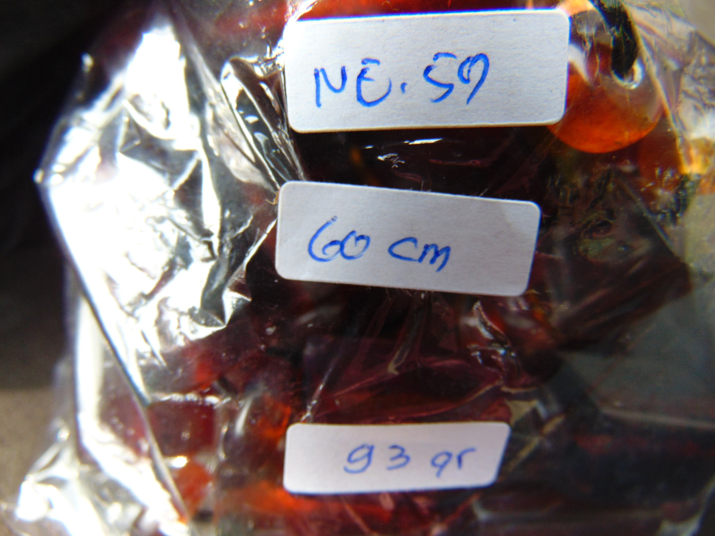 93 gram Small Beads Combination Necklace Indonesian Amber for Healing NE59