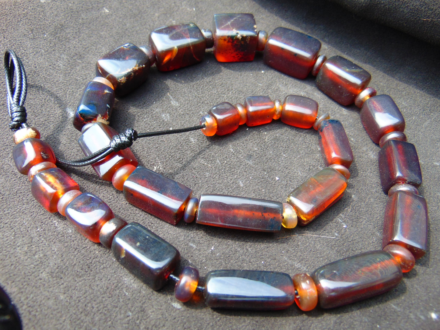 97 gram Small Beads Combination Necklace Indonesian Amber for Healing NE57