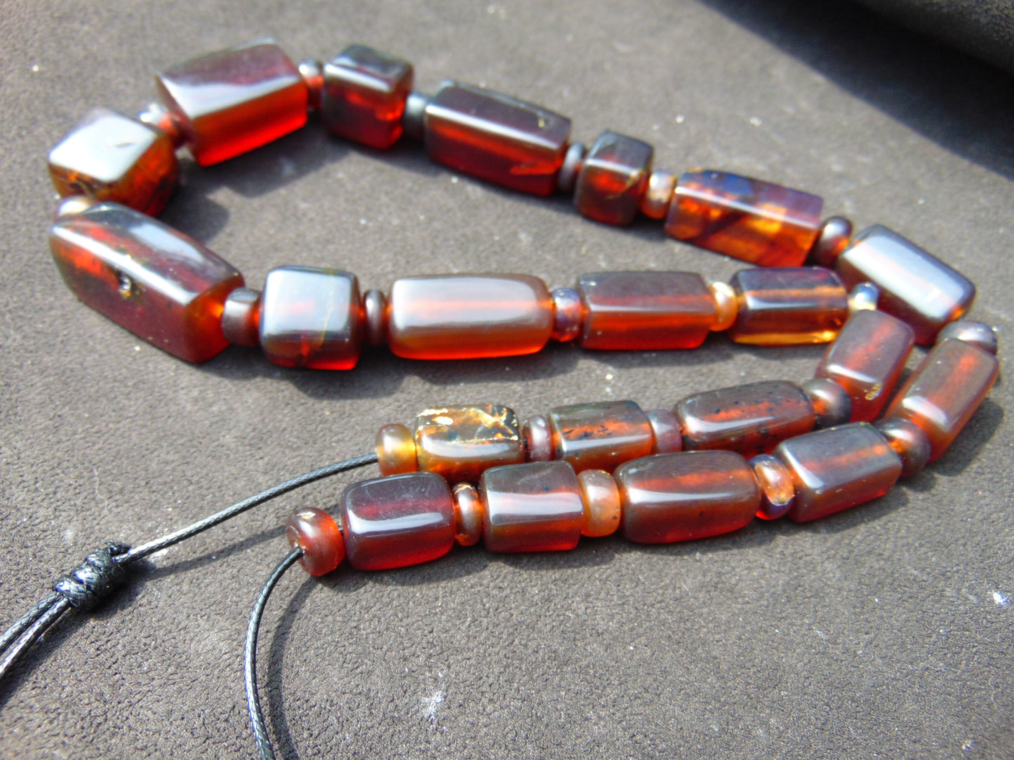 99 gram Small Beads Combination Necklace Indonesian Amber for Healing NE56