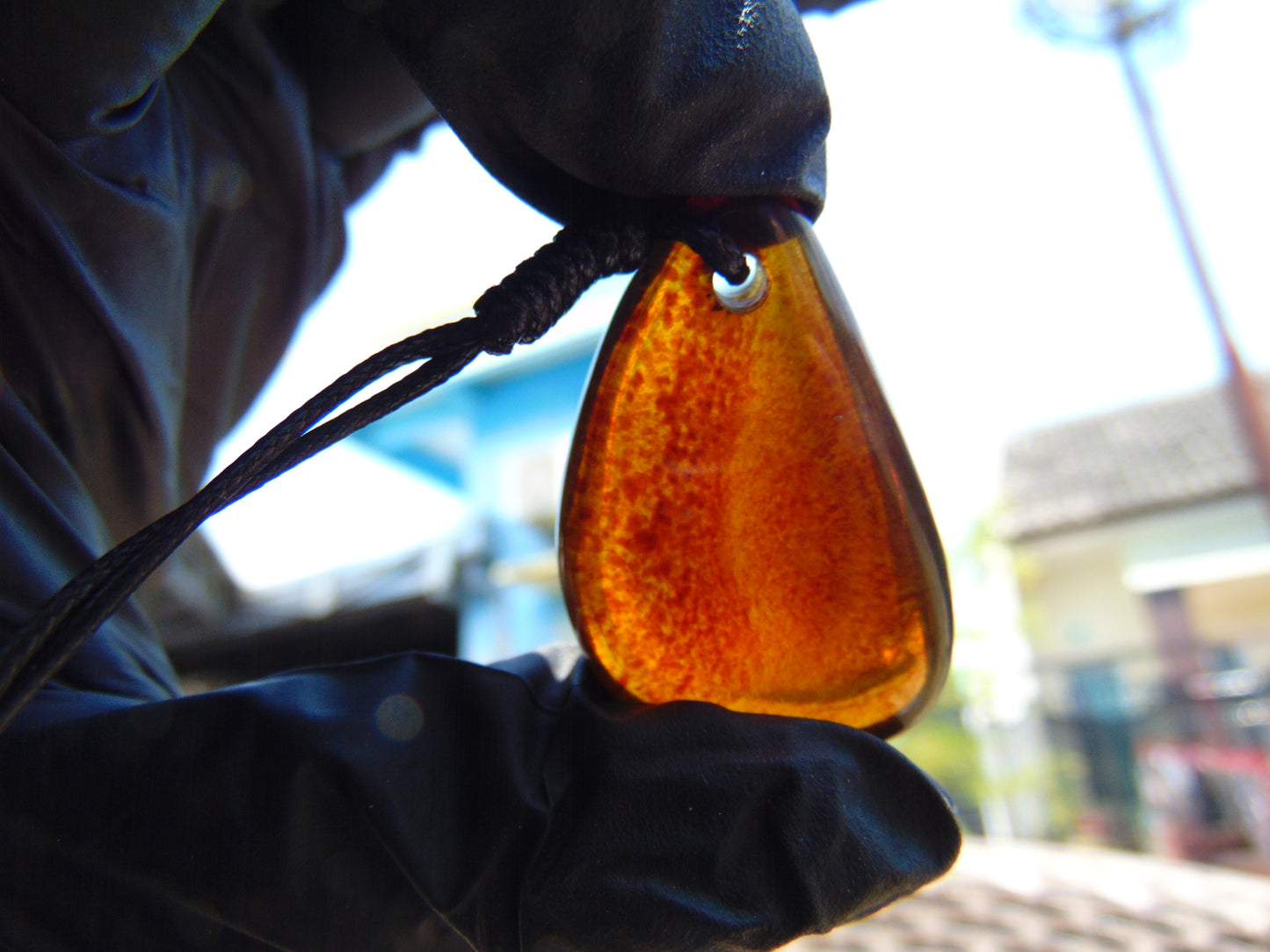 6 gr Pendant Indonesian Blue Amber for Healing Y27