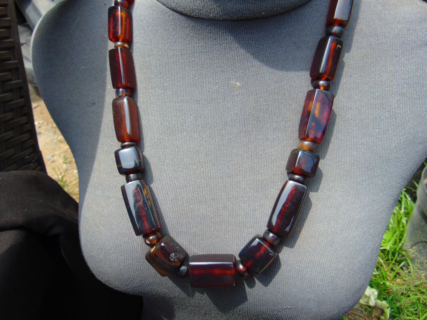 99 gram Small Beads Combination Necklace Indonesian Amber for Healing NE56
