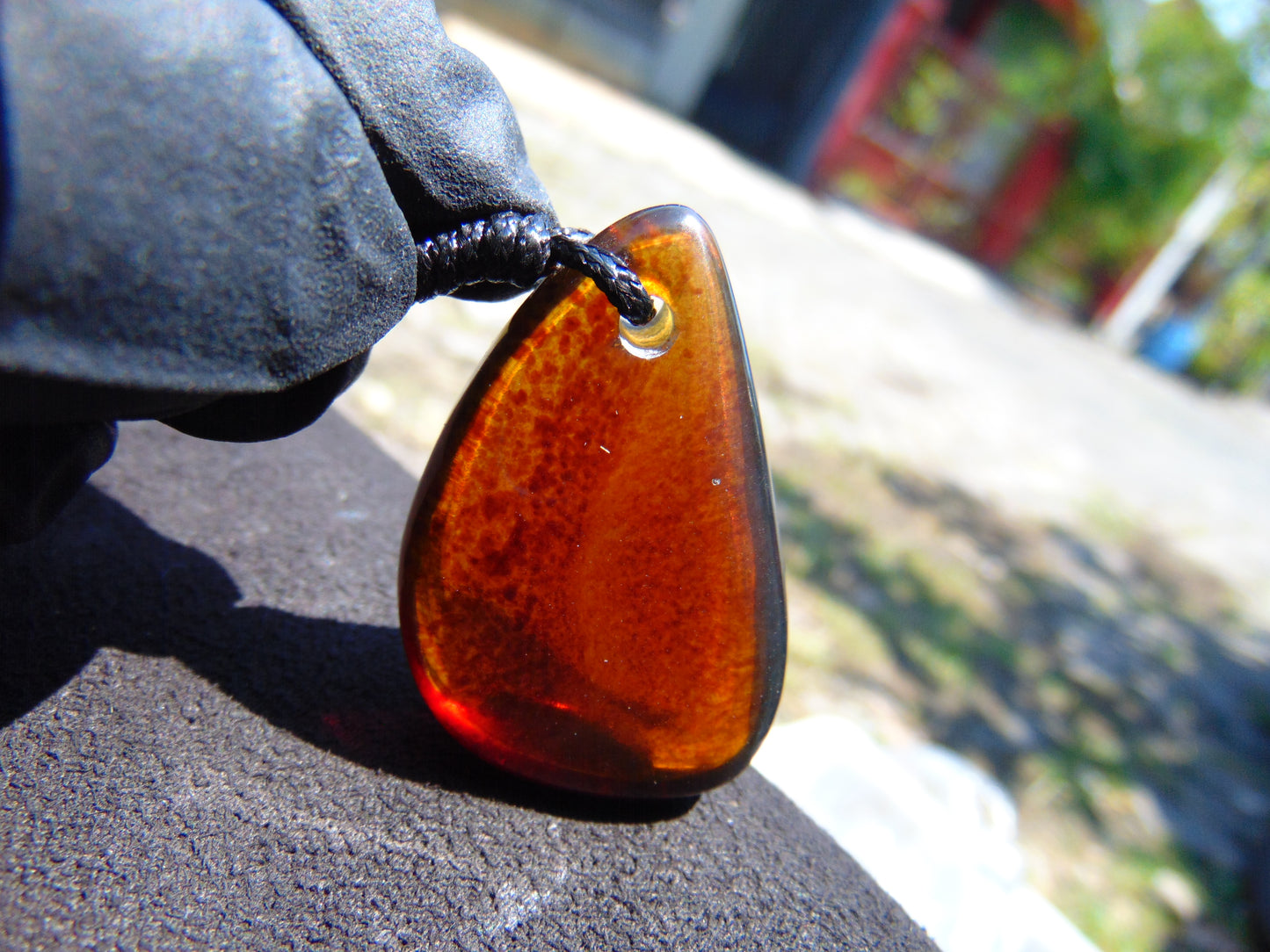 6 gr Pendant Indonesian Blue Amber for Healing Y27