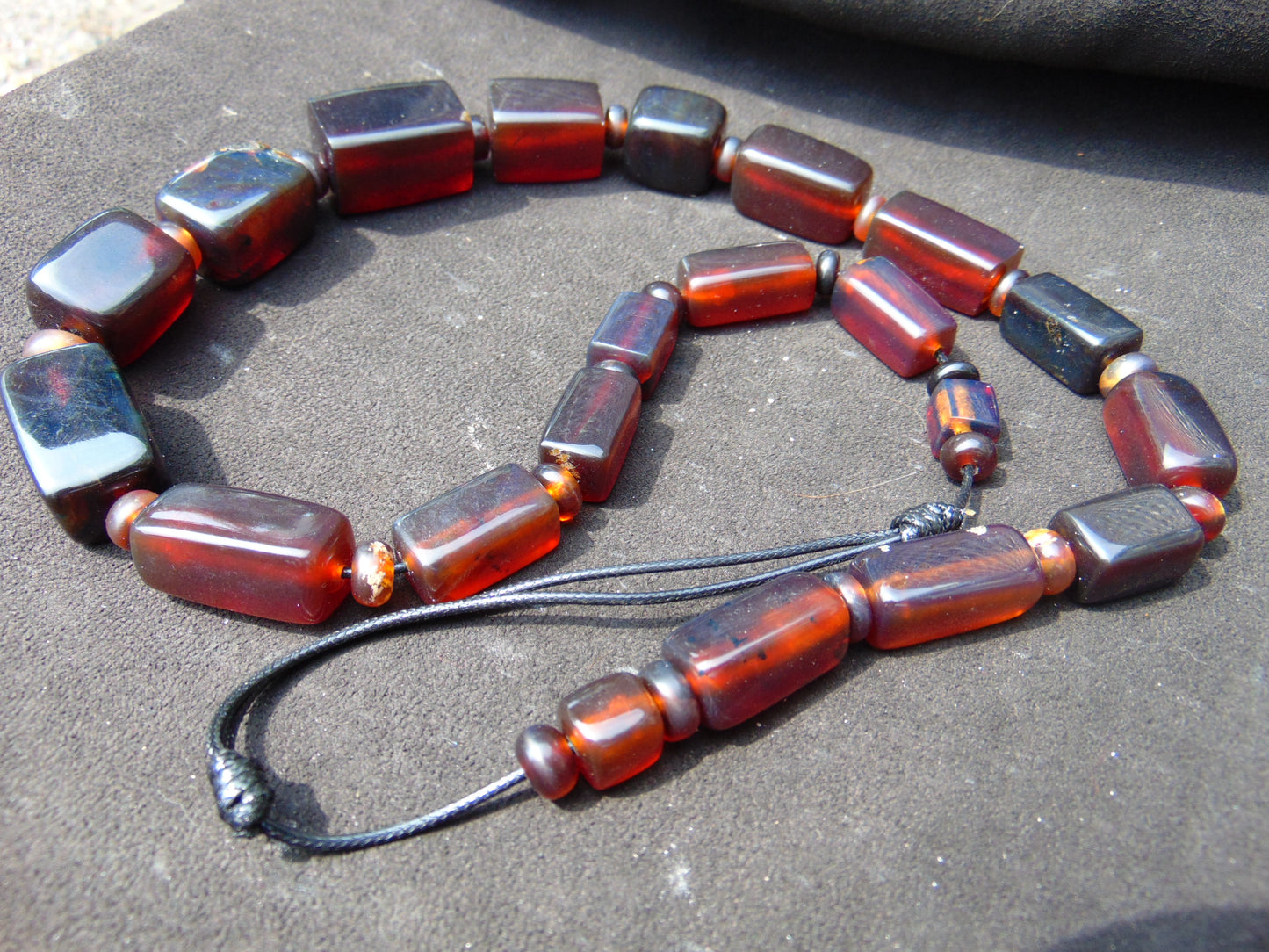 108 gram Small Beads Combination Necklace Indonesian Amber for Healing NE60