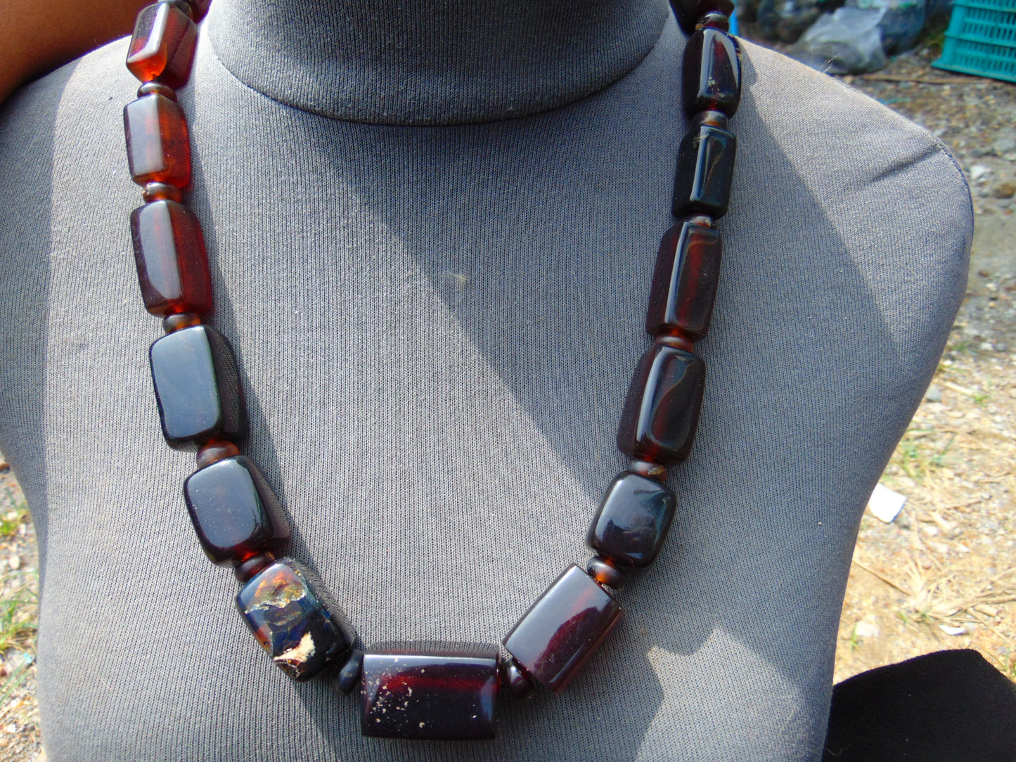 108 gram Small Beads Combination Necklace Indonesian Amber for Healing NE60