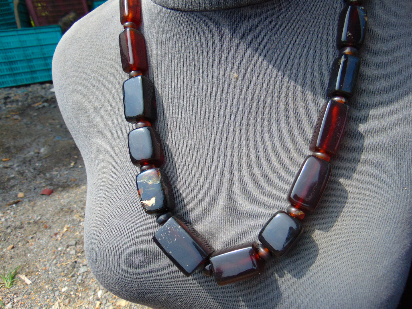 108 gram Small Beads Combination Necklace Indonesian Amber for Healing NE60