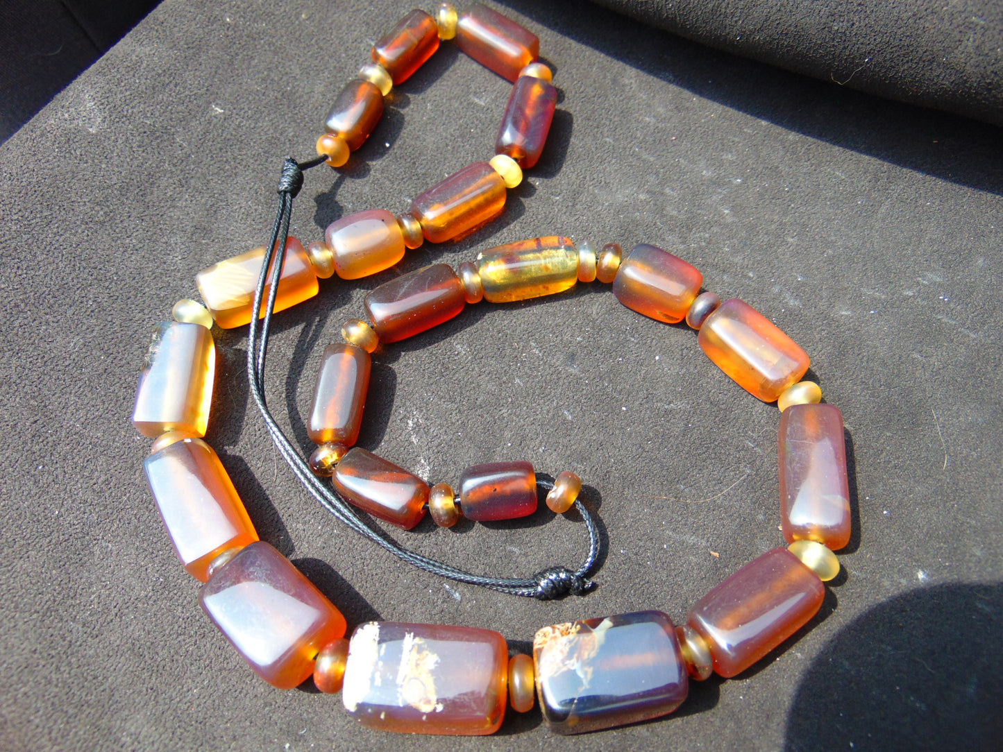 90 gram Small Beads Combination Necklace Indonesian Amber for Healing NE53