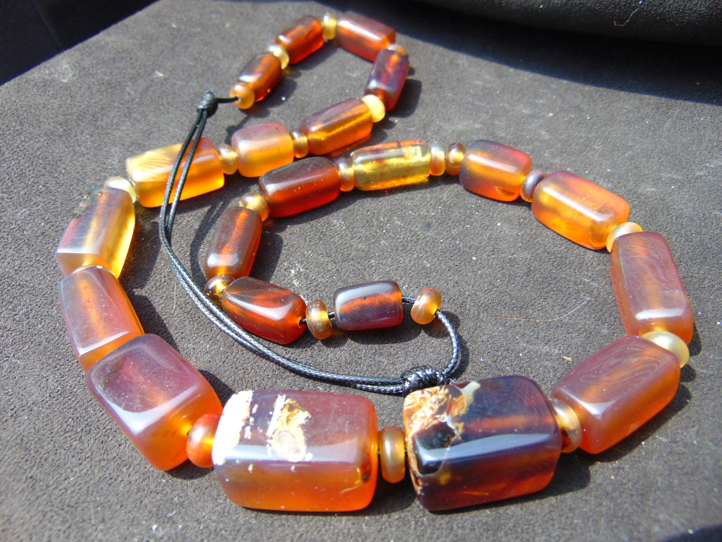 90 gram Small Beads Combination Necklace Indonesian Amber for Healing NE53