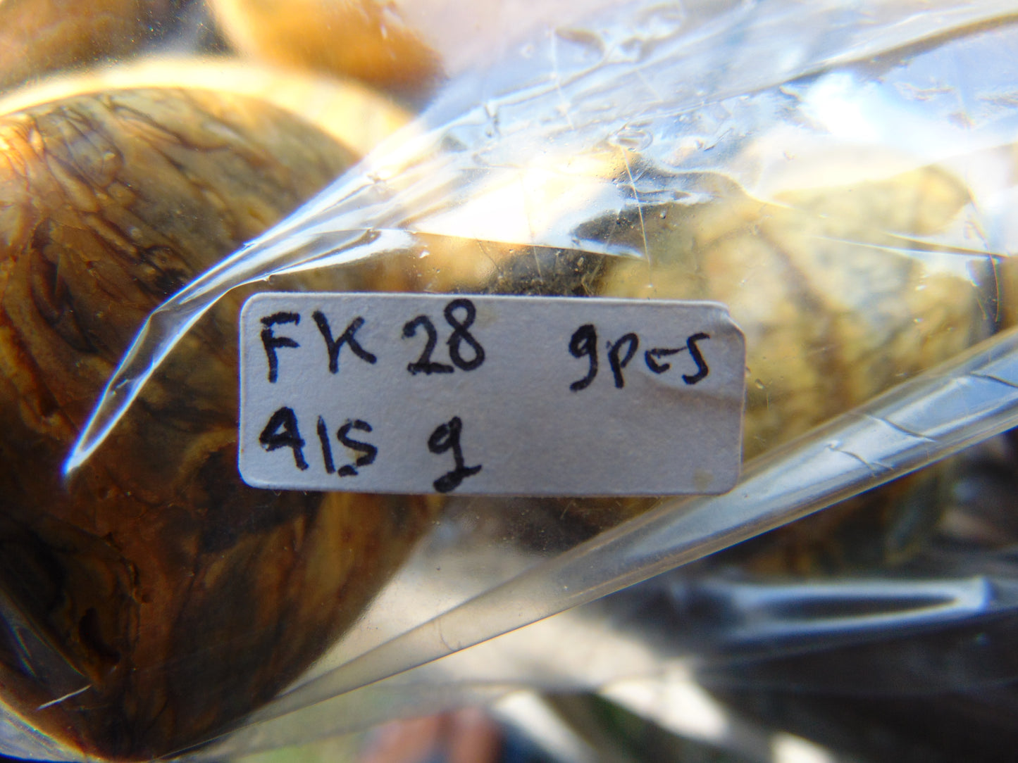 415 gr Big Necklace Indonesian Yellow Aromatic Amber for Healing FK28