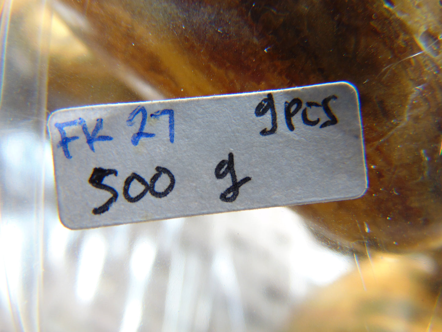 500 gr Big Necklace Indonesian Yellow Amber for Healing FK27