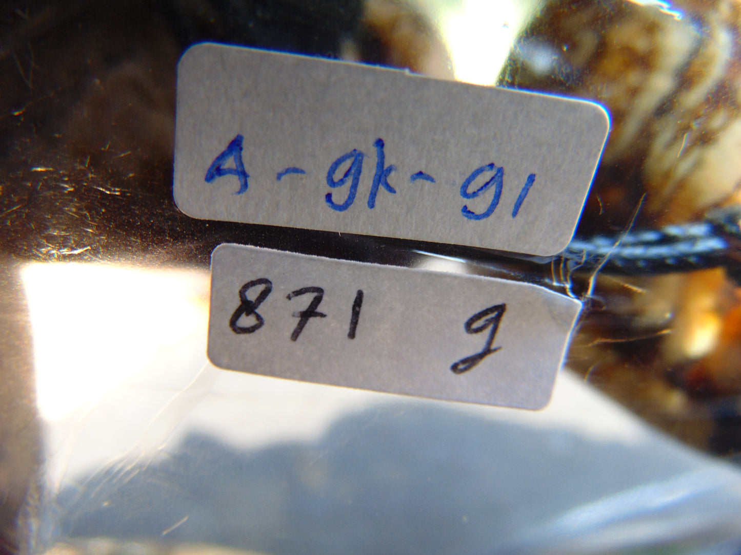 871 gr Big Necklace Indonesian Amber for Healing A9K91