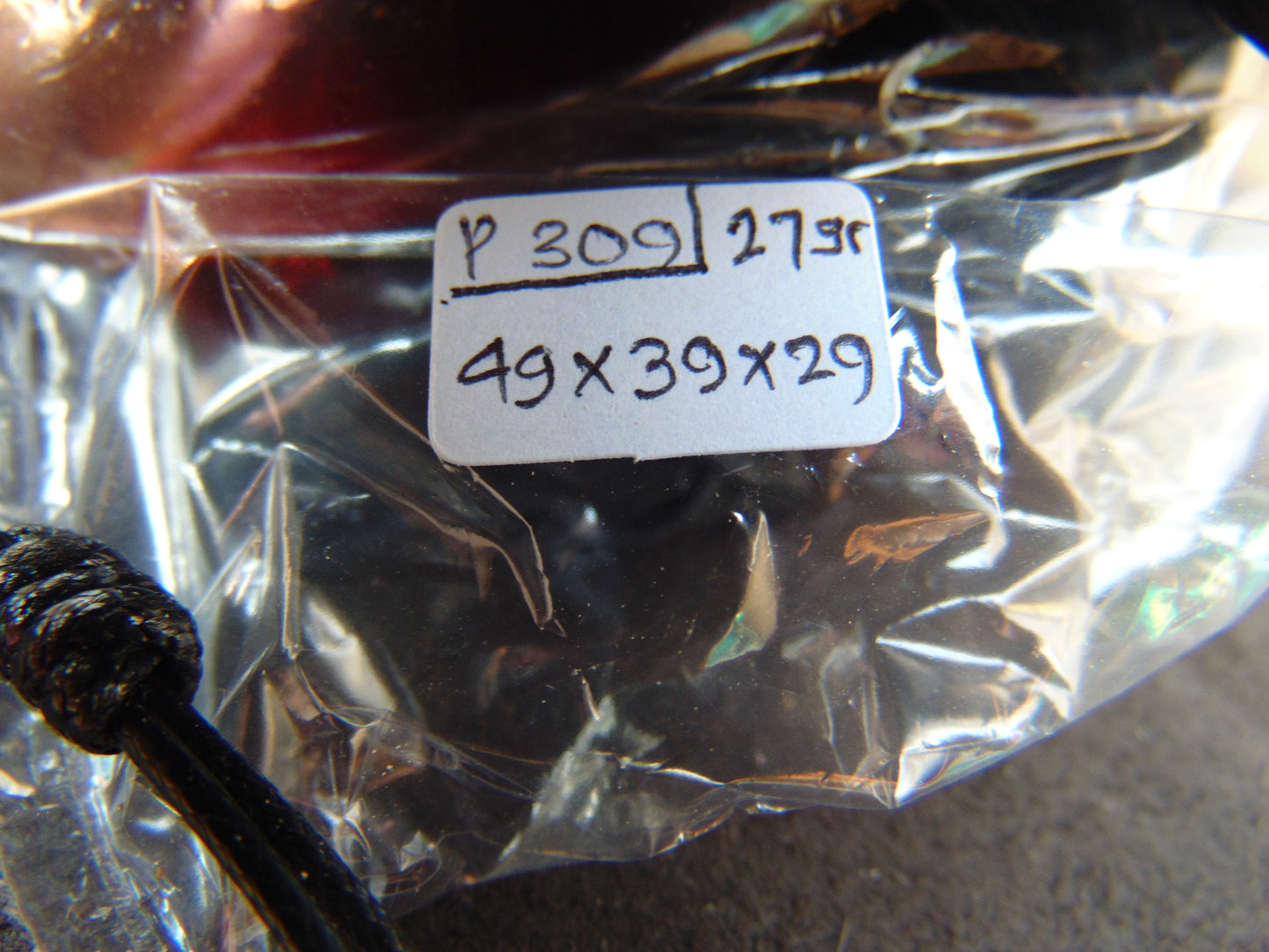 27 gram Pendant Indonesian Blue Amber for Healing P309