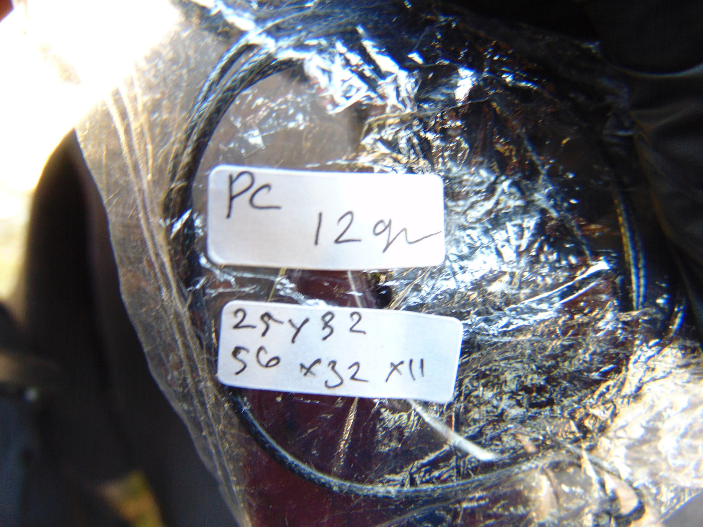 12 gr Comma Pendant Indonesian Blue Amber for Healing 25Y32