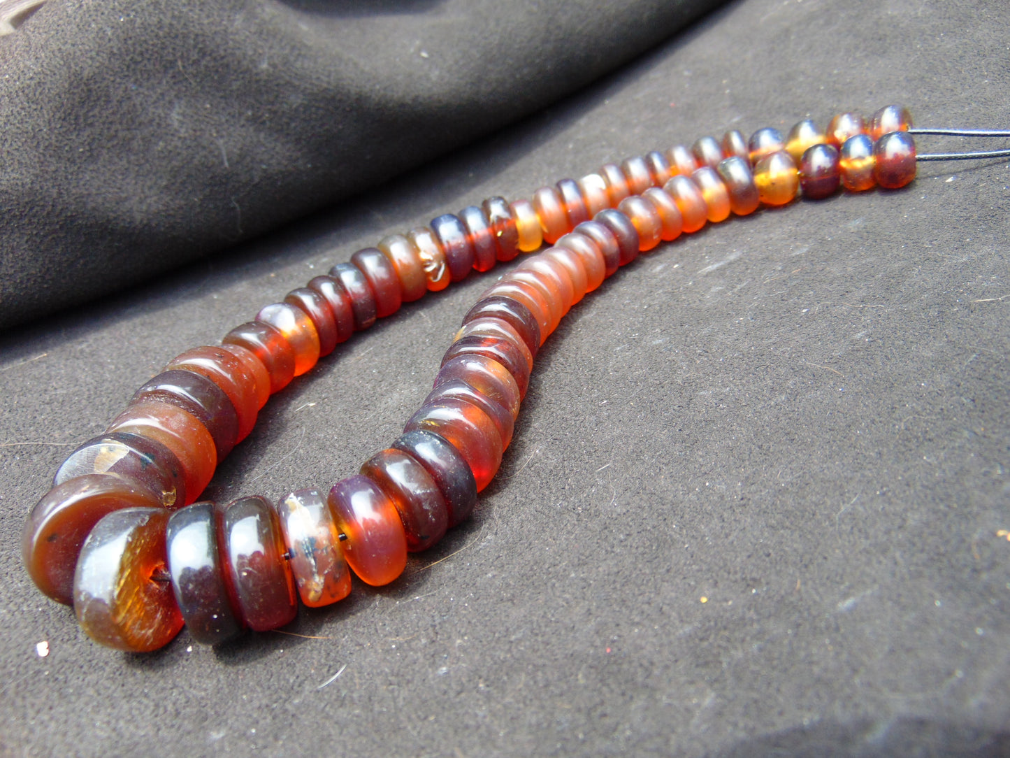 67 gram Small Beads Combination Necklace Indonesian Amber for Healing NE34