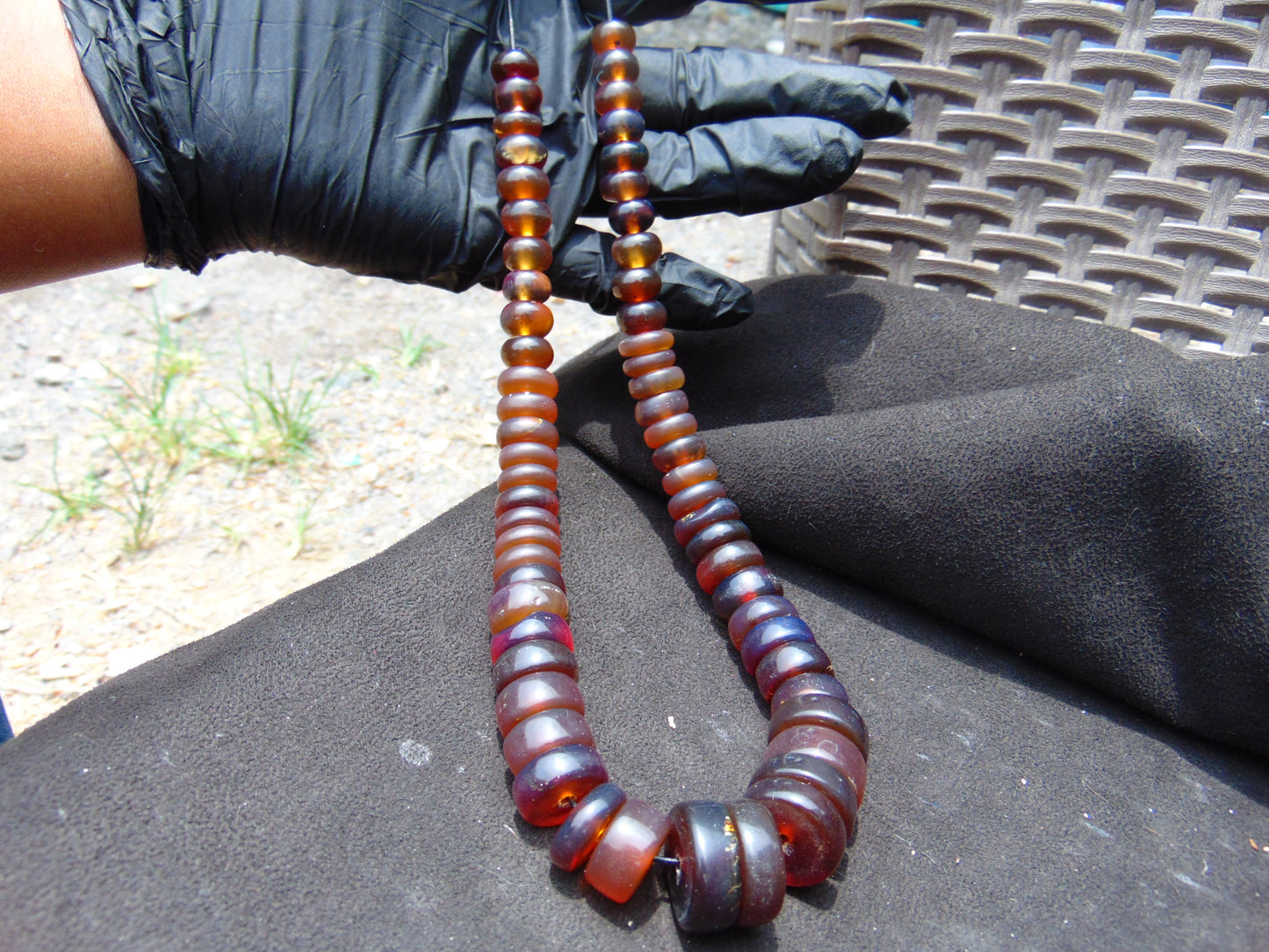 61 gram Small Beads Combination Necklace Indonesian Amber for Healing NE31