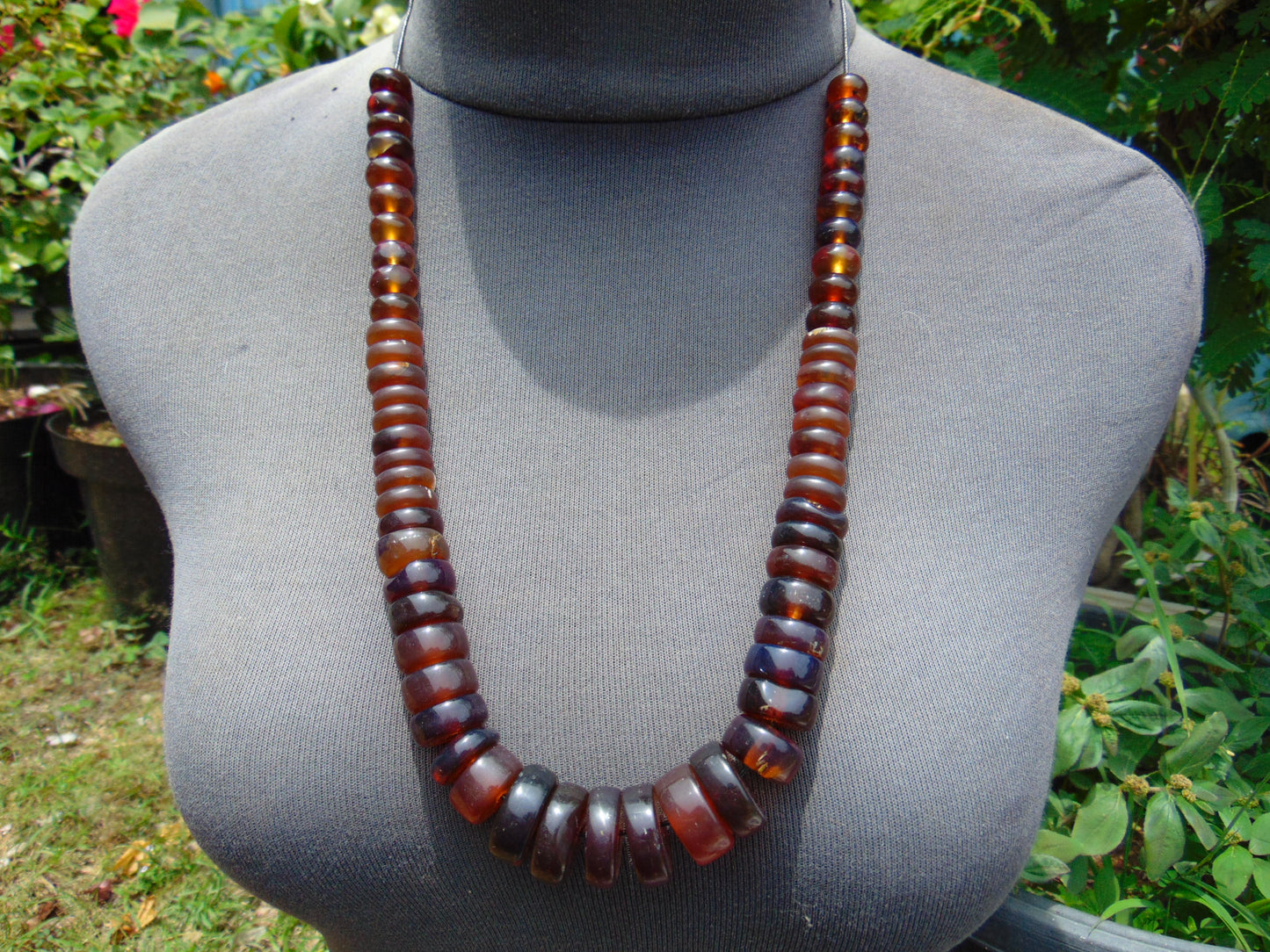 61 gram Small Beads Combination Necklace Indonesian Amber for Healing NE31