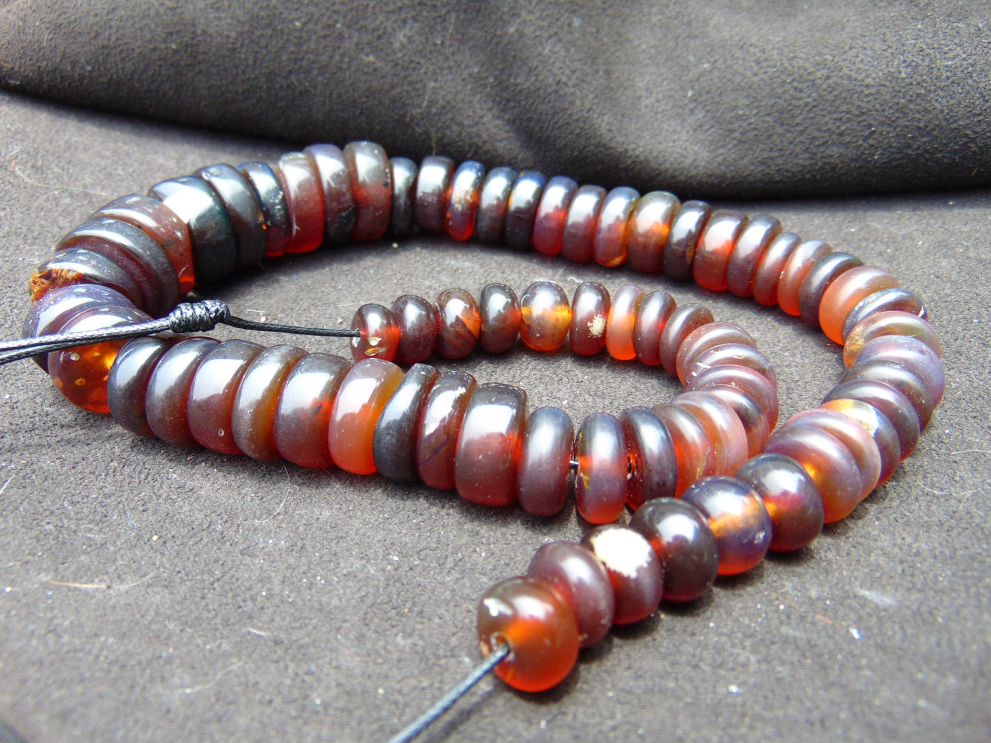 67 gram Small Beads Combination Necklace Indonesian Amber for Healing NE32