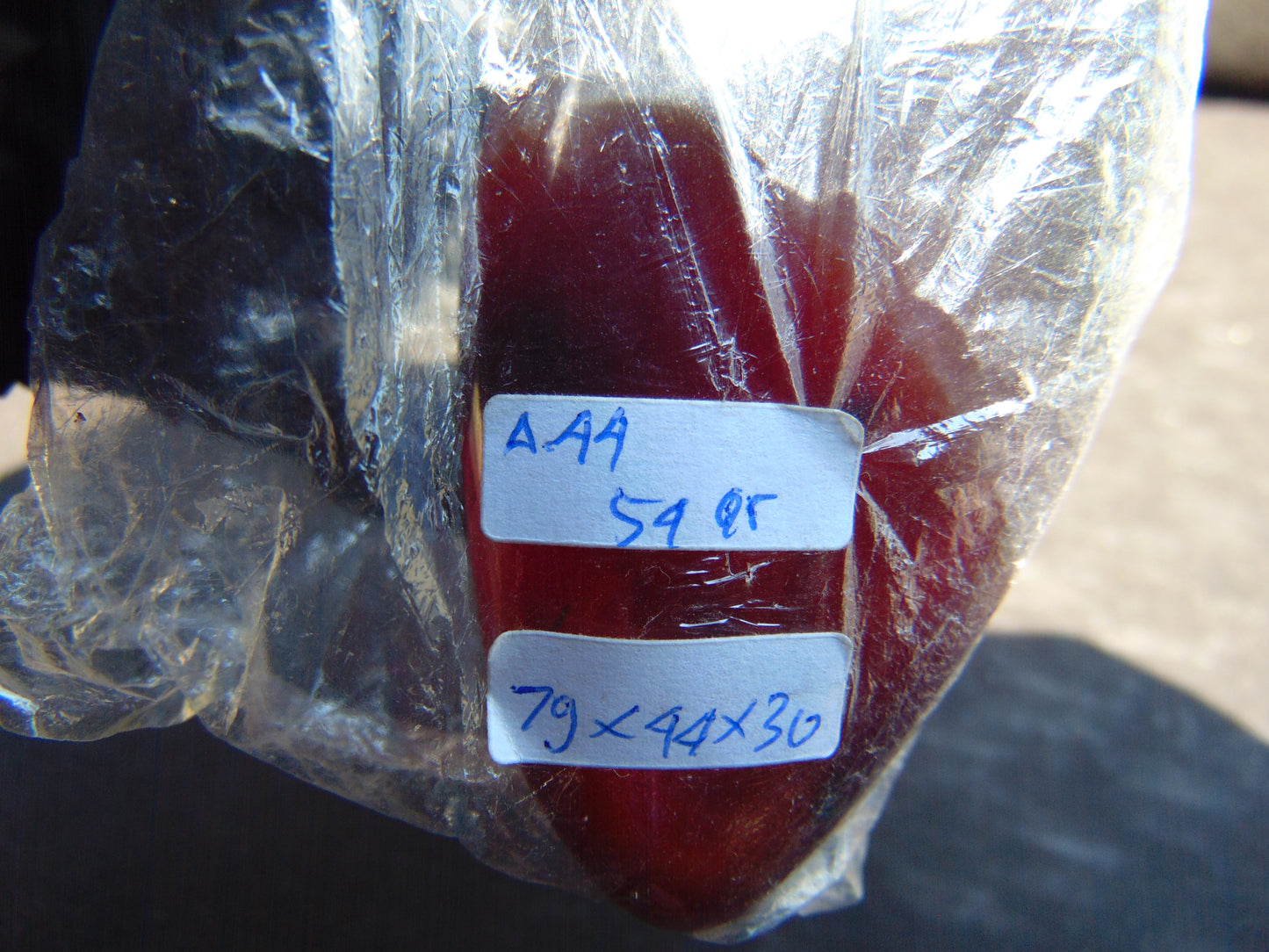 54 gr Pendant Indonesian Purple Blue Amber for Healing A44